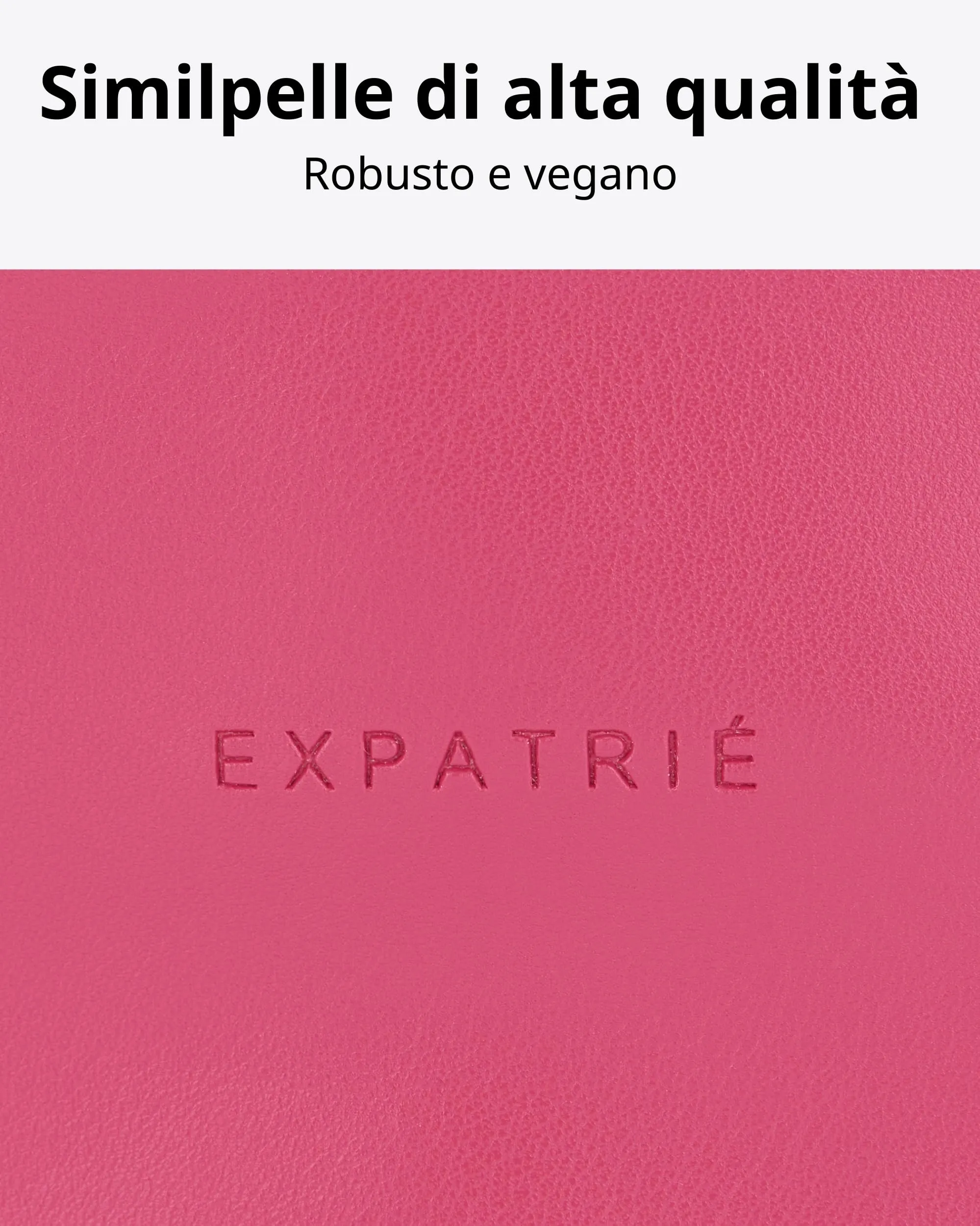 Expatrié Alice Small Marsupio Donna Pink in Pelle Vegana - immagine 7
