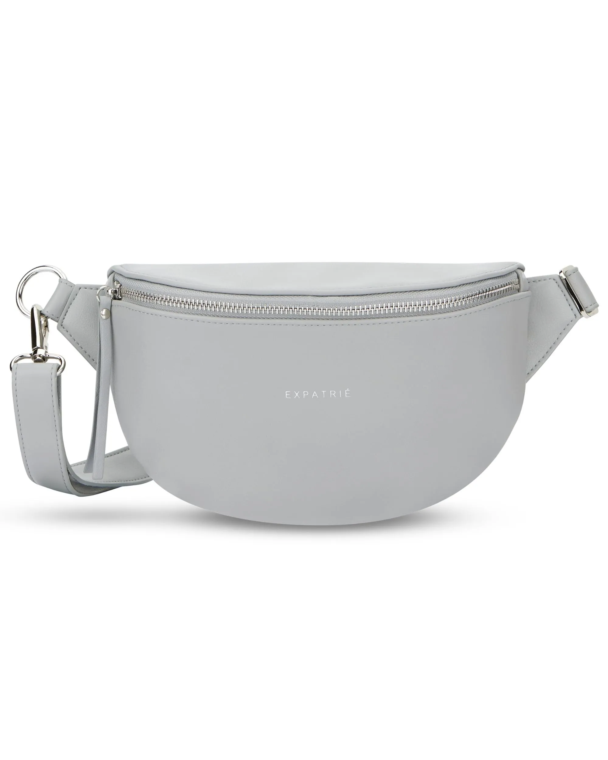 Expatrié Alice Small Marsupio Donna in Pelle Vegana, Grigio - immagine 1
