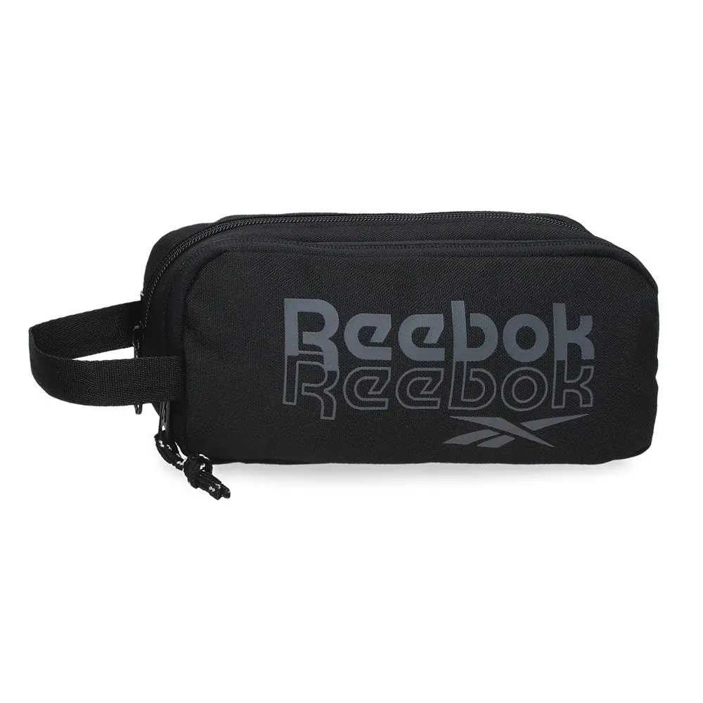 Reebok ONA Astuccio doppio nero, Poliestere, 22 x 10 x 7 cm - immagine 1