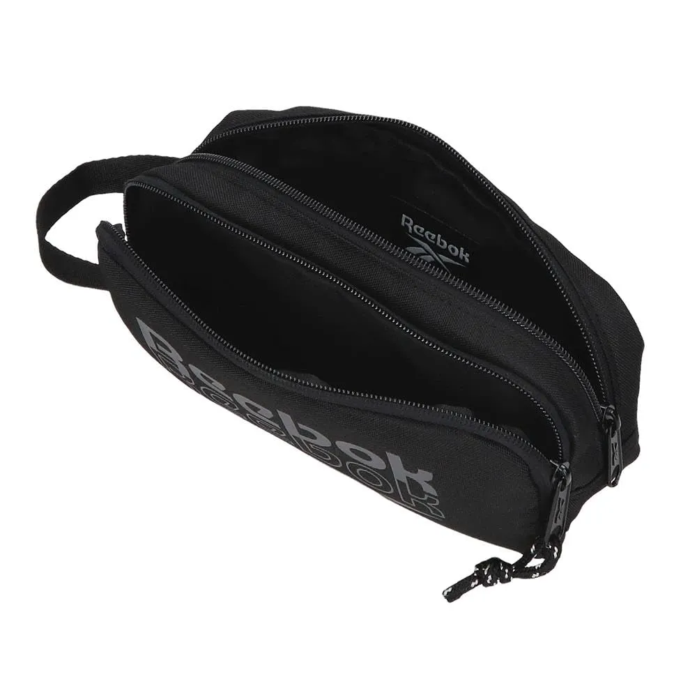 Reebok ONA Astuccio doppio nero, Poliestere, 22 x 10 x 7 cm - immagine 4