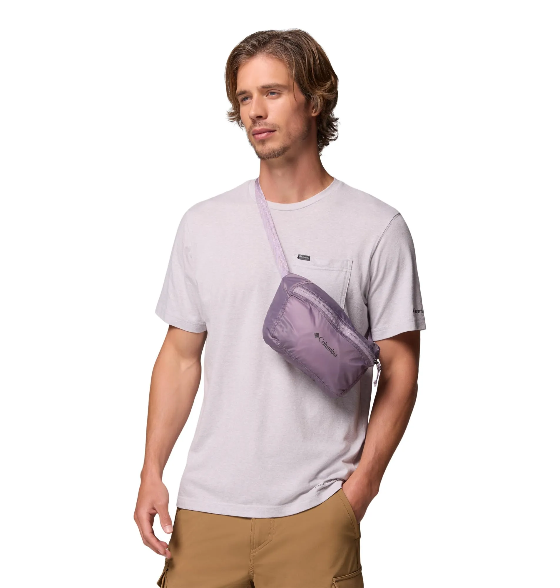 Columbia Marsupio Leggera e Ripiegabile Unisex, Viola Scisto, Taglia Unica - immagine 3