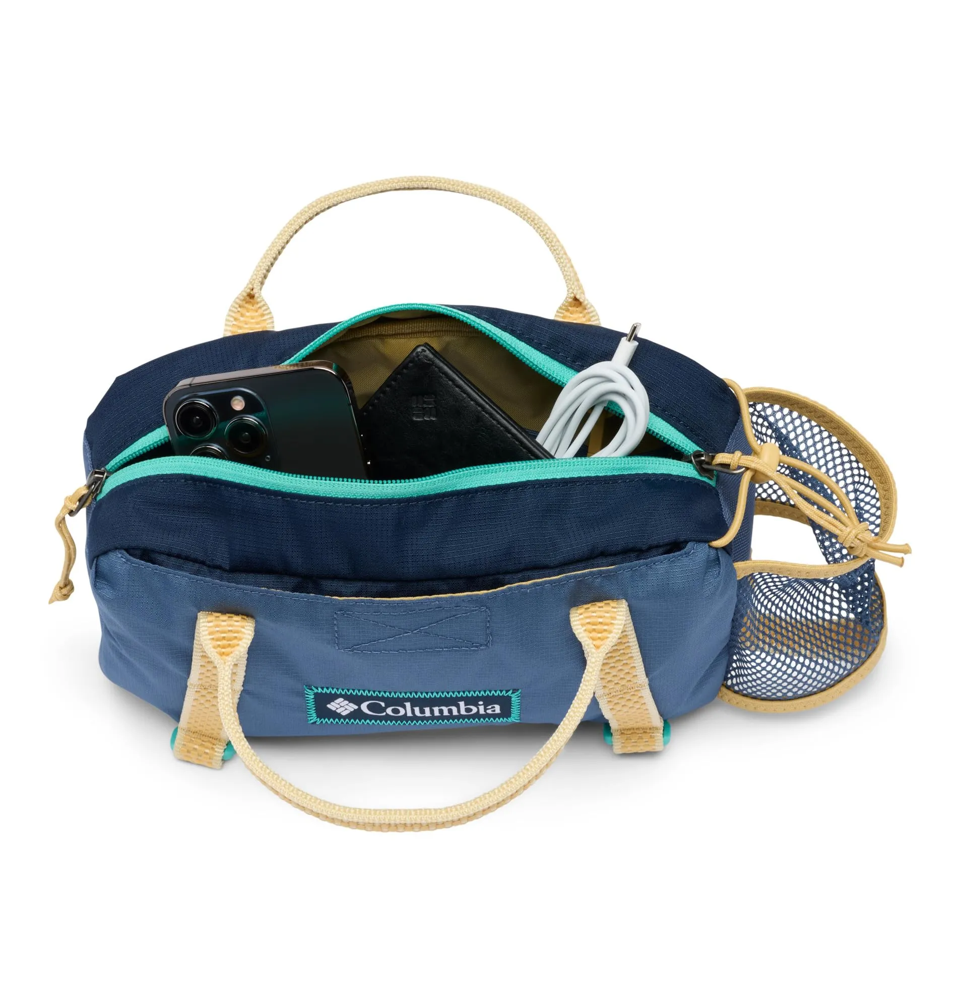 Columbia Echo Mountain Unisex Waist Pack - Dark Mountain/Coll Navy/Sand Dune, Taglia Unica - immagine 5
