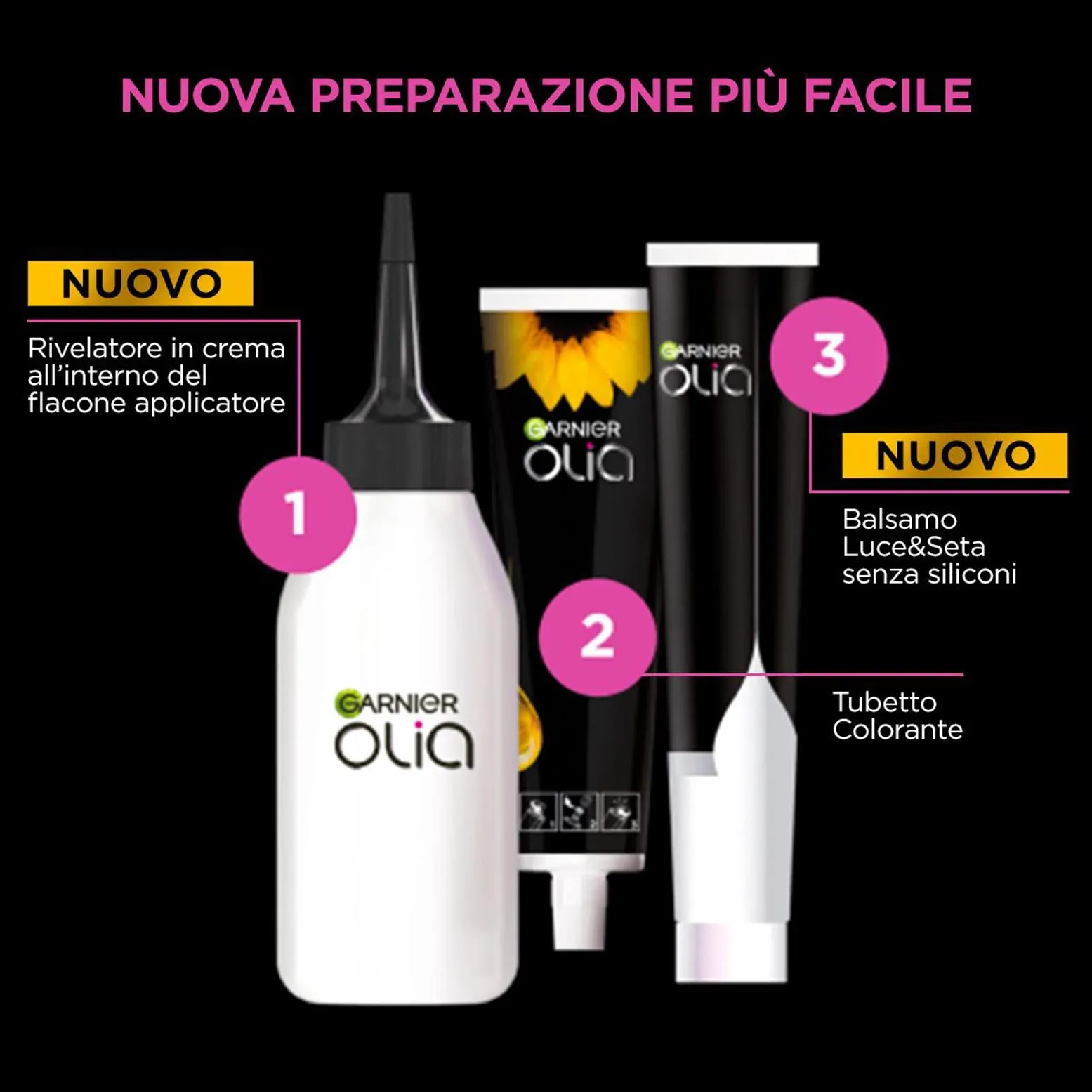 Garnier Olia Colorazione Permanente Senza Ammoniaca, Mogano - immagine 4