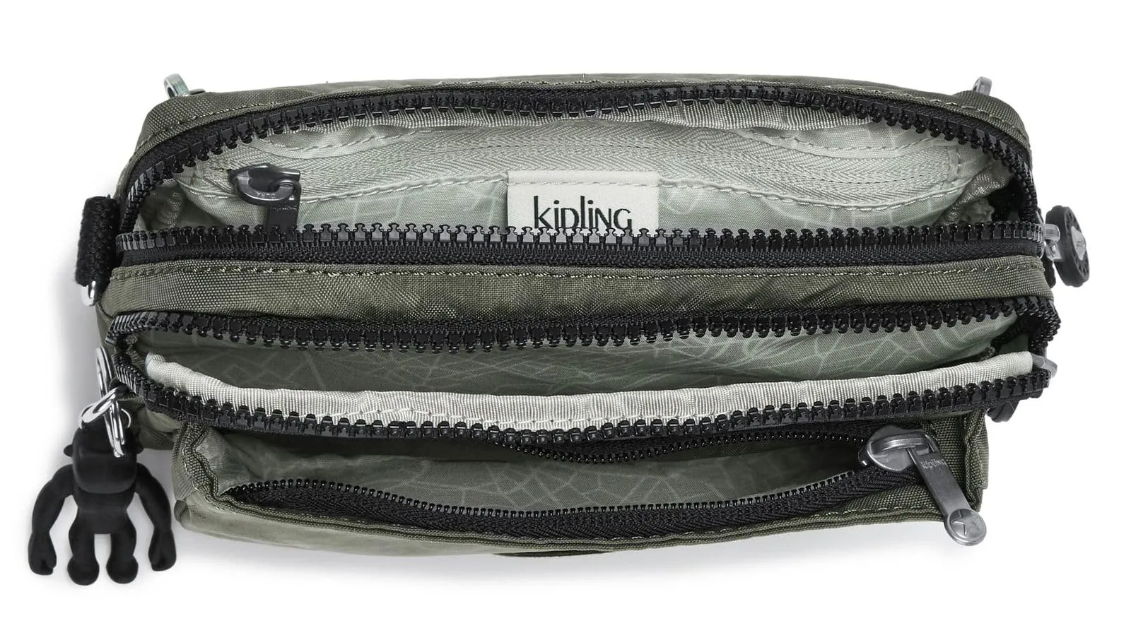 Kipling Abanu Multi Borsa a tracolla e marsupio, Green Moss - immagine 4