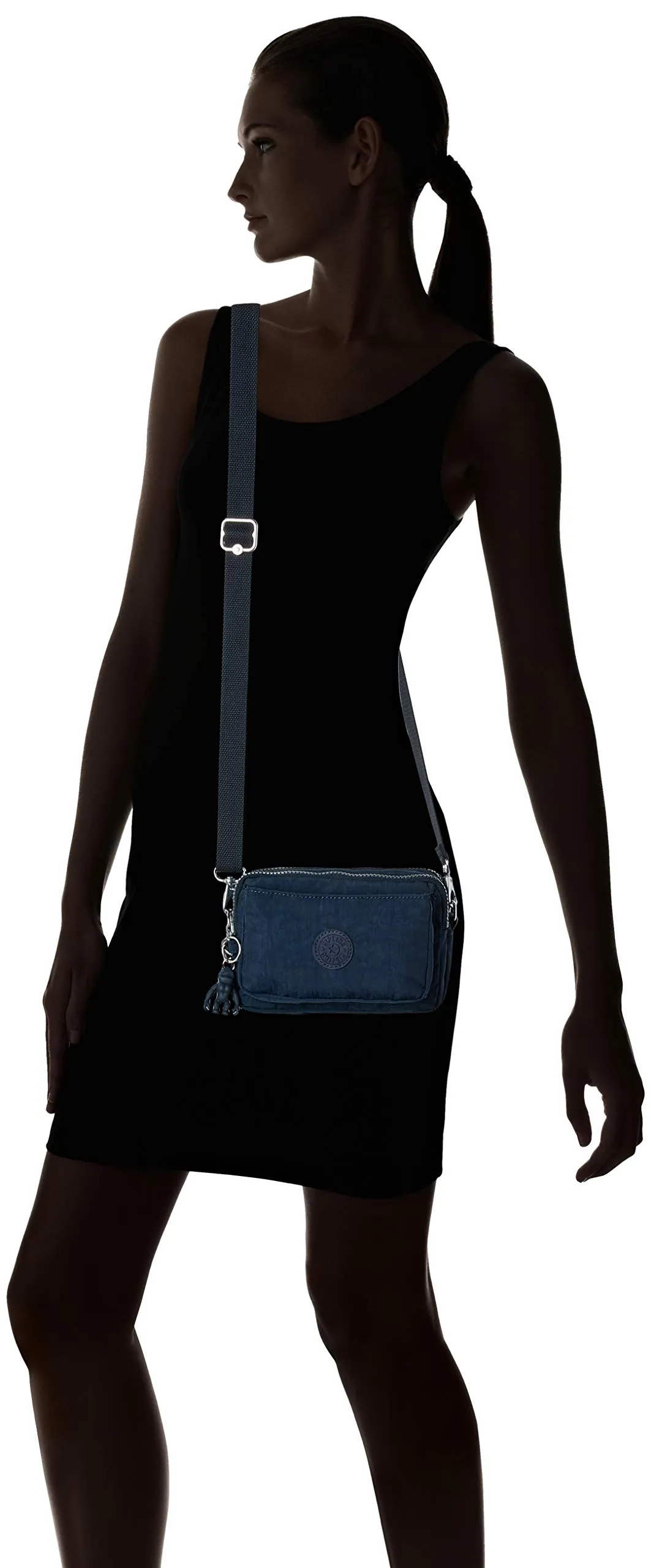 Kipling Abanu Multi Borsa a Tracolla e Marsupio, Blue Bleu 2 - immagine 2