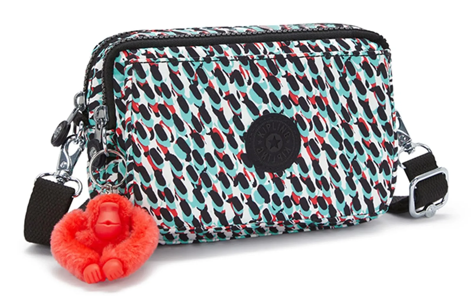 Kipling Abanu Multi Borsa a tracolla e marsupio, Abstract Print (Bianco) - immagine 3