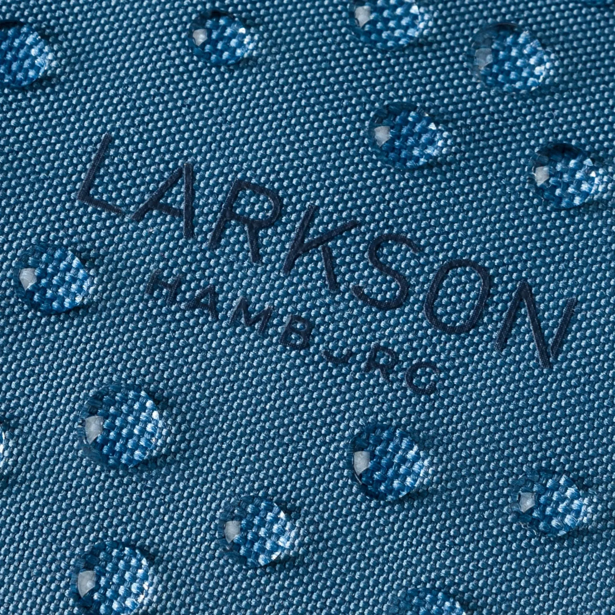 Larkson Helge Marsupio Borsa a Tracolla Blu con Blocco RFID e Passanti Antifurto - immagine 8