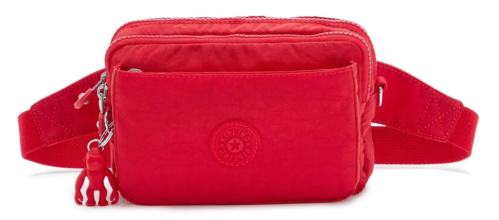 Kipling Abanu Multi Borsa a tracolla e marsupio, Red Rouge - immagine 1