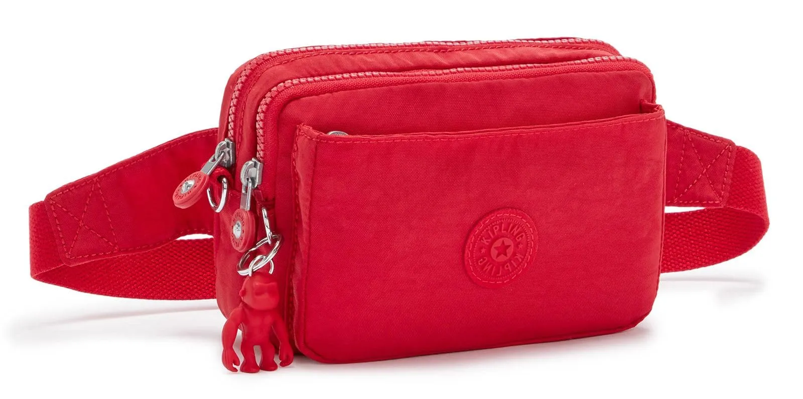 Kipling Abanu Multi Borsa a tracolla e marsupio, Red Rouge - immagine 2