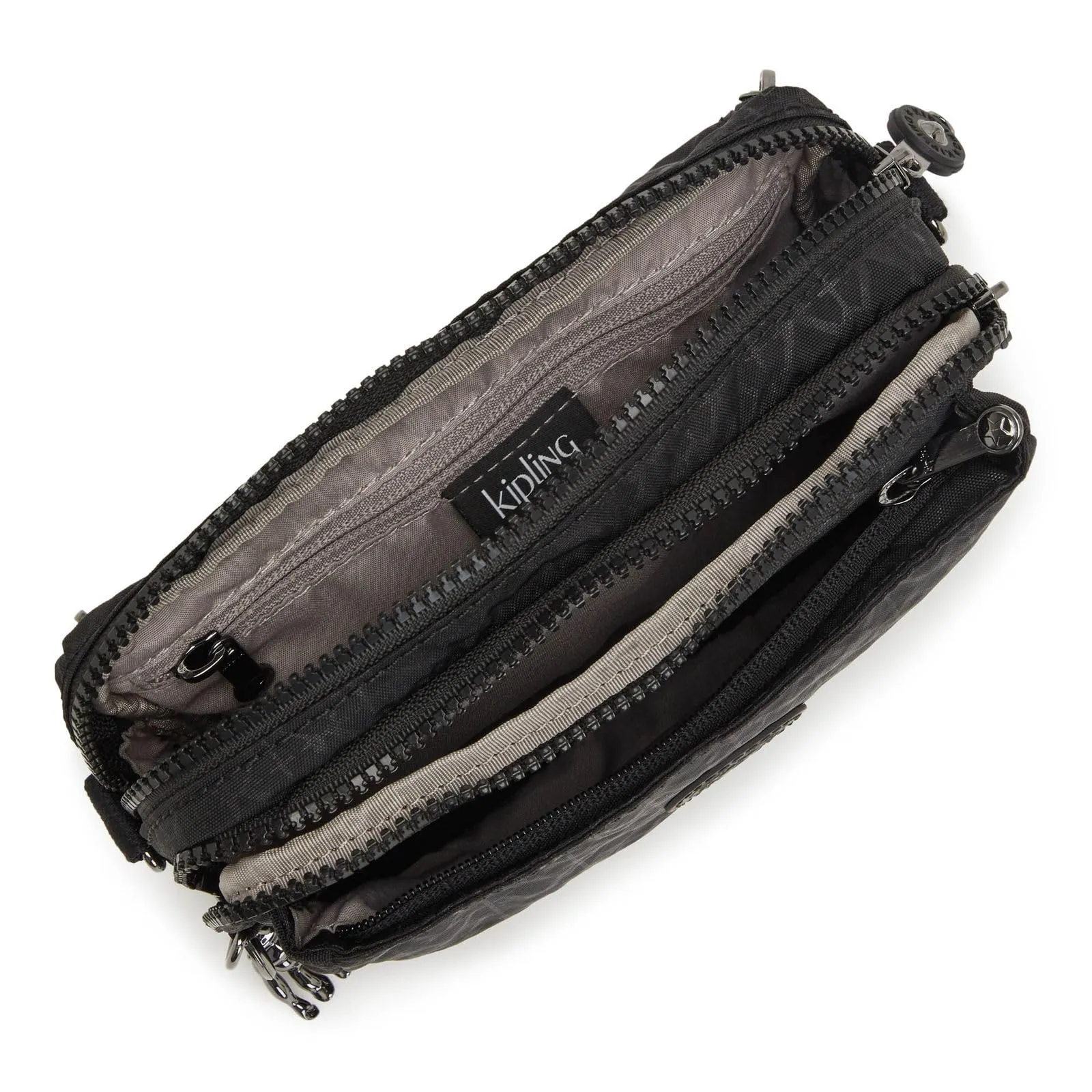 Kipling Abanu Multi Borsa a Tracolla e Marsupio Signature Emb - Nero - immagine 7