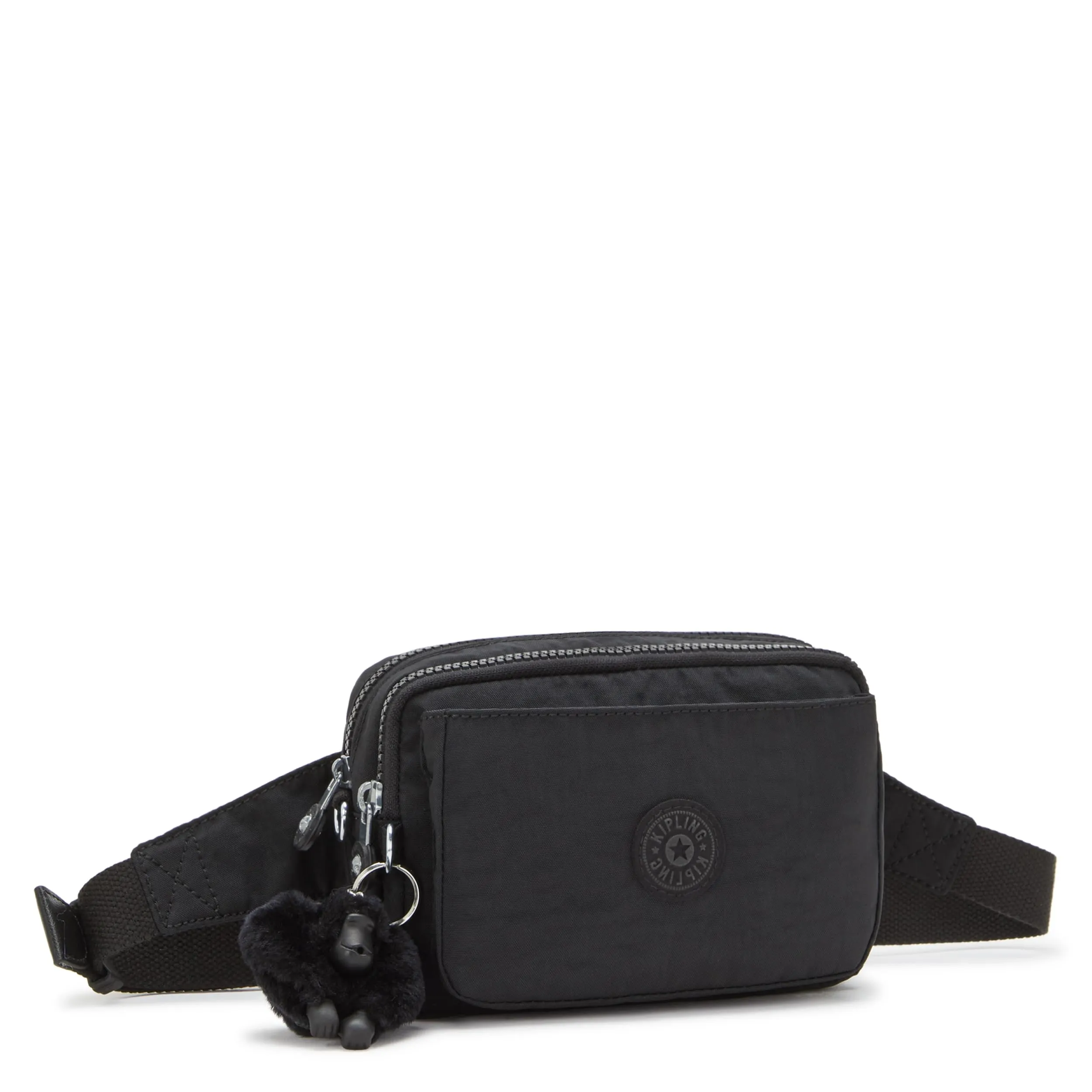 Kipling Abanu Multi Borsa a tracolla trasformabile in marsupio, Black Noir - immagine 4
