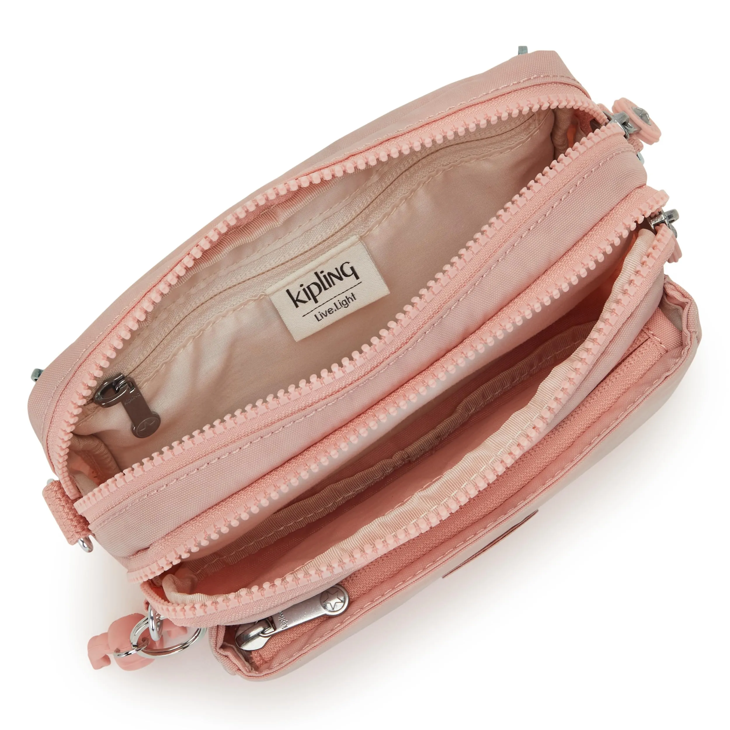 Kipling Abanu Multi Borsa a Tracolla Trasformabile in Marsupio - Tender Rose - immagine 4