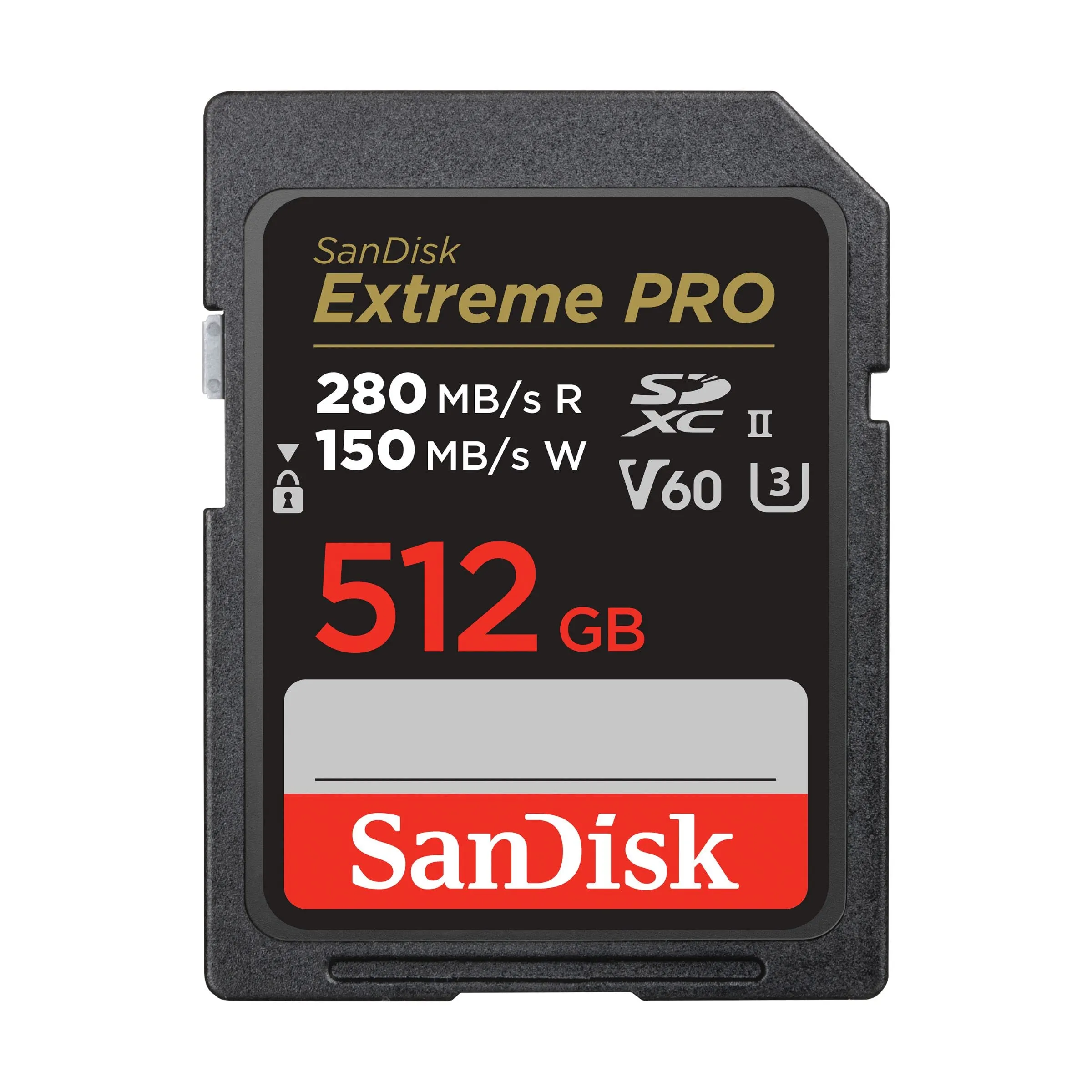 SanDisk Extreme PRO 512GB SDXC UHS-II Class 10 U3 V60 - immagine 1