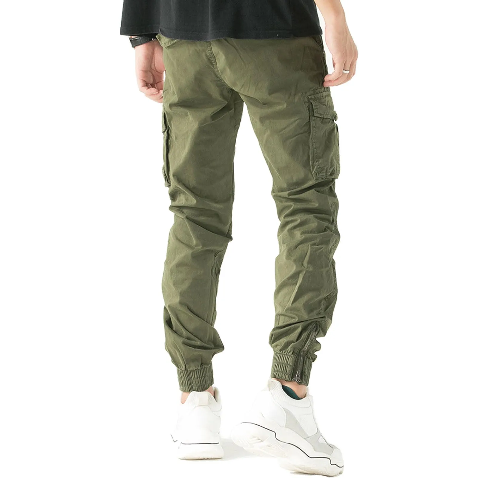 Toocool Pantaloni Cargo Militari Uomo in Cotone G6538 - Verde Estivo, Taglia 42 - immagine 2
