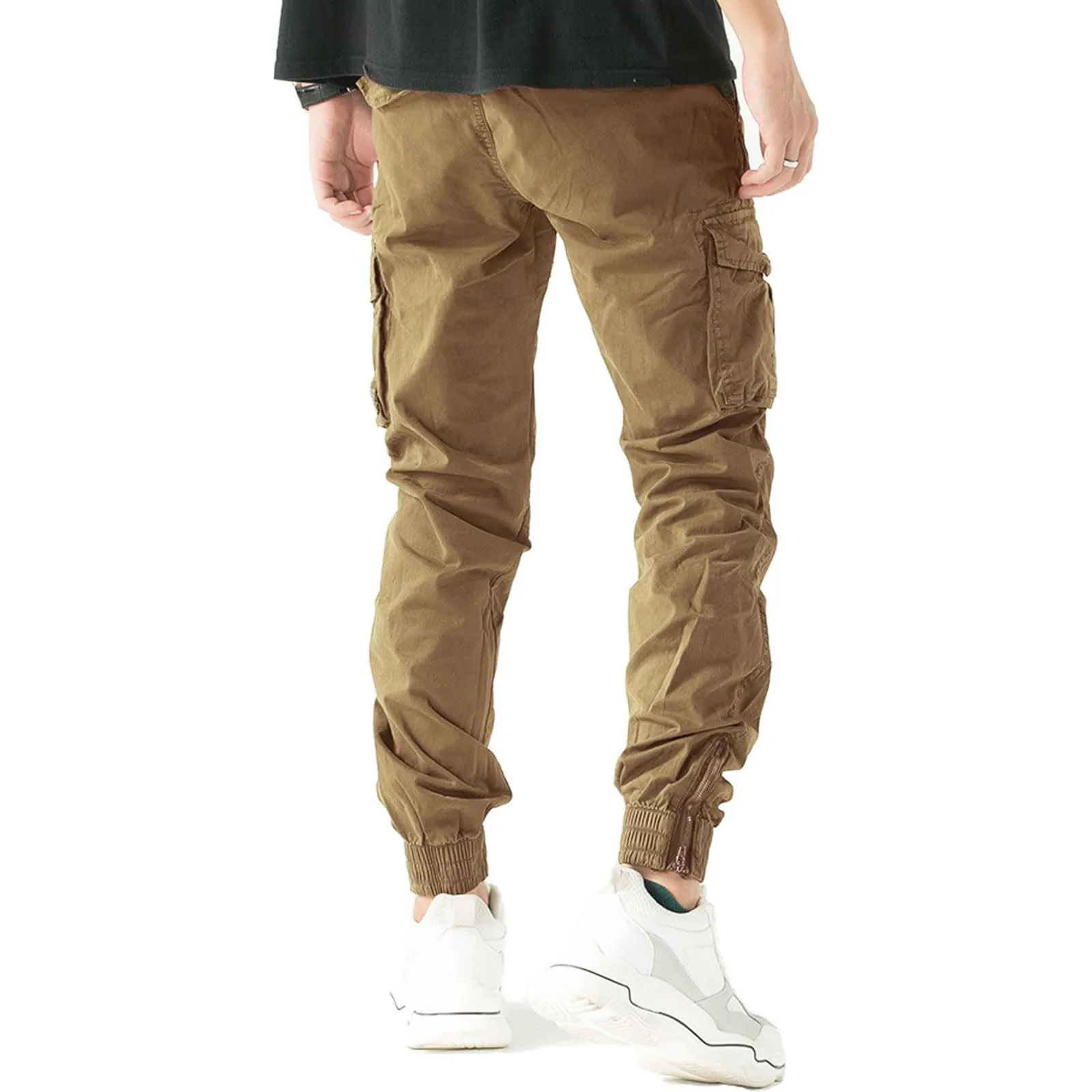 Toocool Pantaloni Cargo Militari Uomo in Cotone G6538 - Estivo Kaki, Taglia 44 - immagine 2