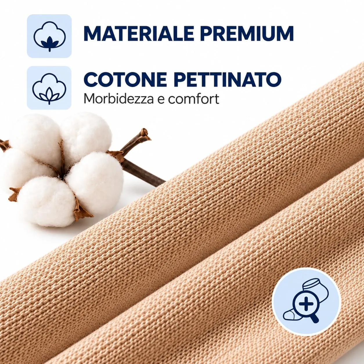 PS PROUTHS Calzini Corti Bassi Fantasmini Unisex in Cotone Traspirante, 12 Paia, Beige, Taglia 40-46 - immagine 3