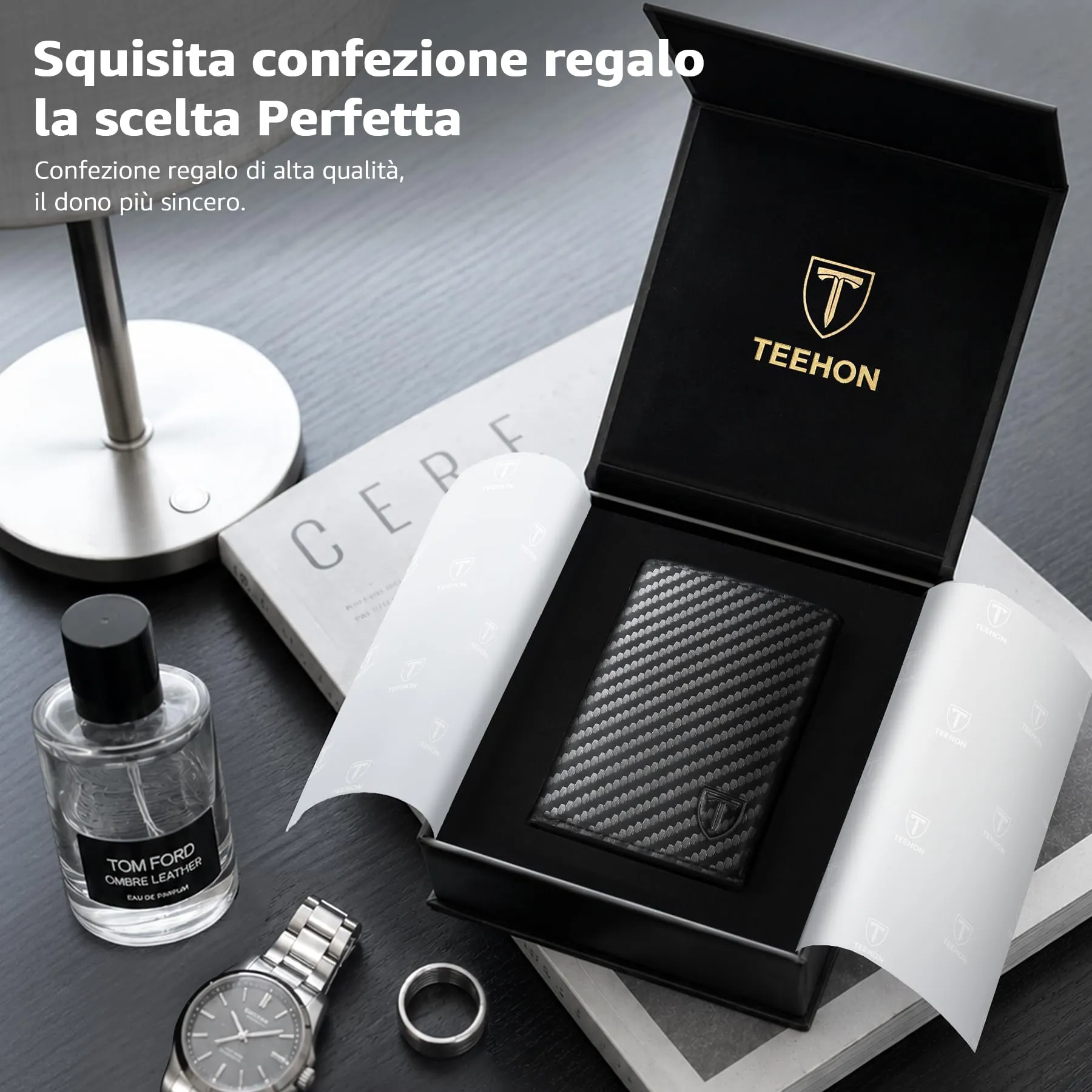 TEEHON Portafoglio da uomo - immagine 2
