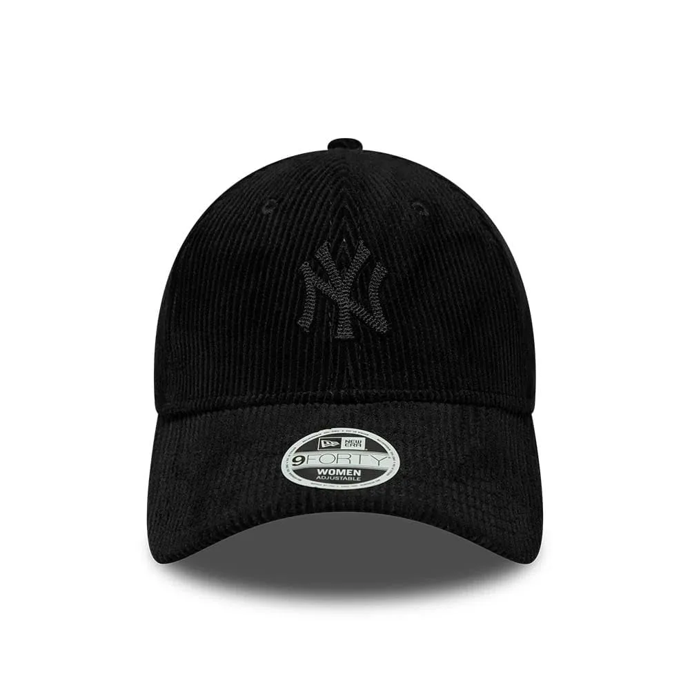 New Era New York Yankees Cord 9Forty Cap - Nero - immagine 2