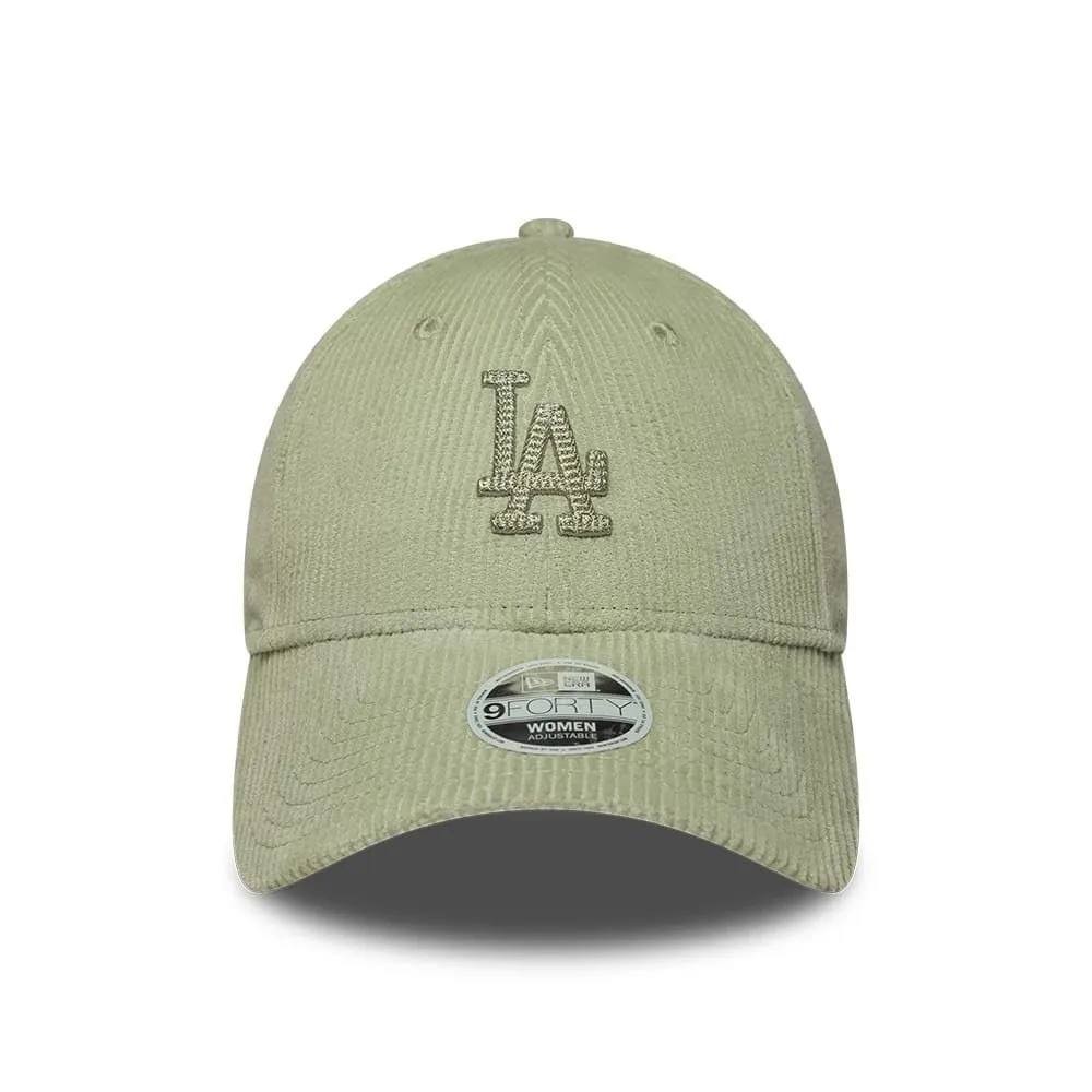 New Era Los Angeles Dodgers Cord 9Forty Cappellino - Verde Pastello - immagine 2