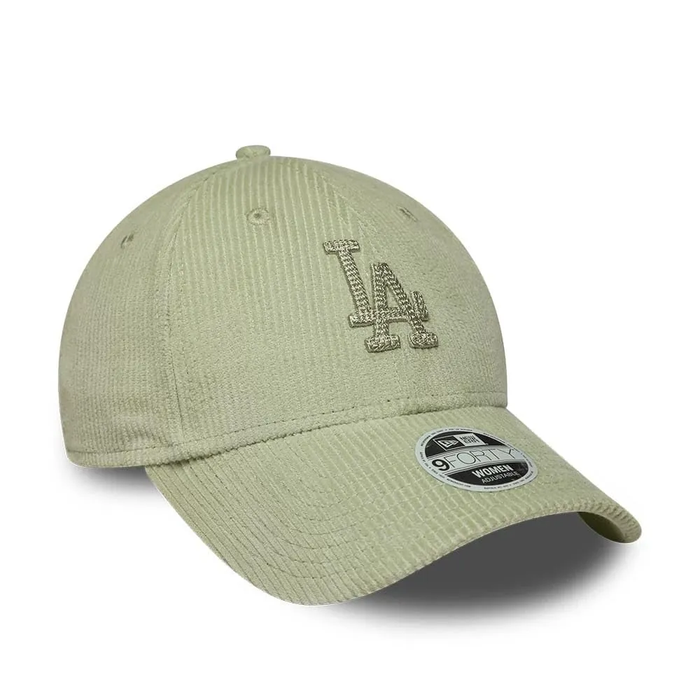 New Era Los Angeles Dodgers Cord 9Forty Cappellino - Verde Pastello - immagine 3