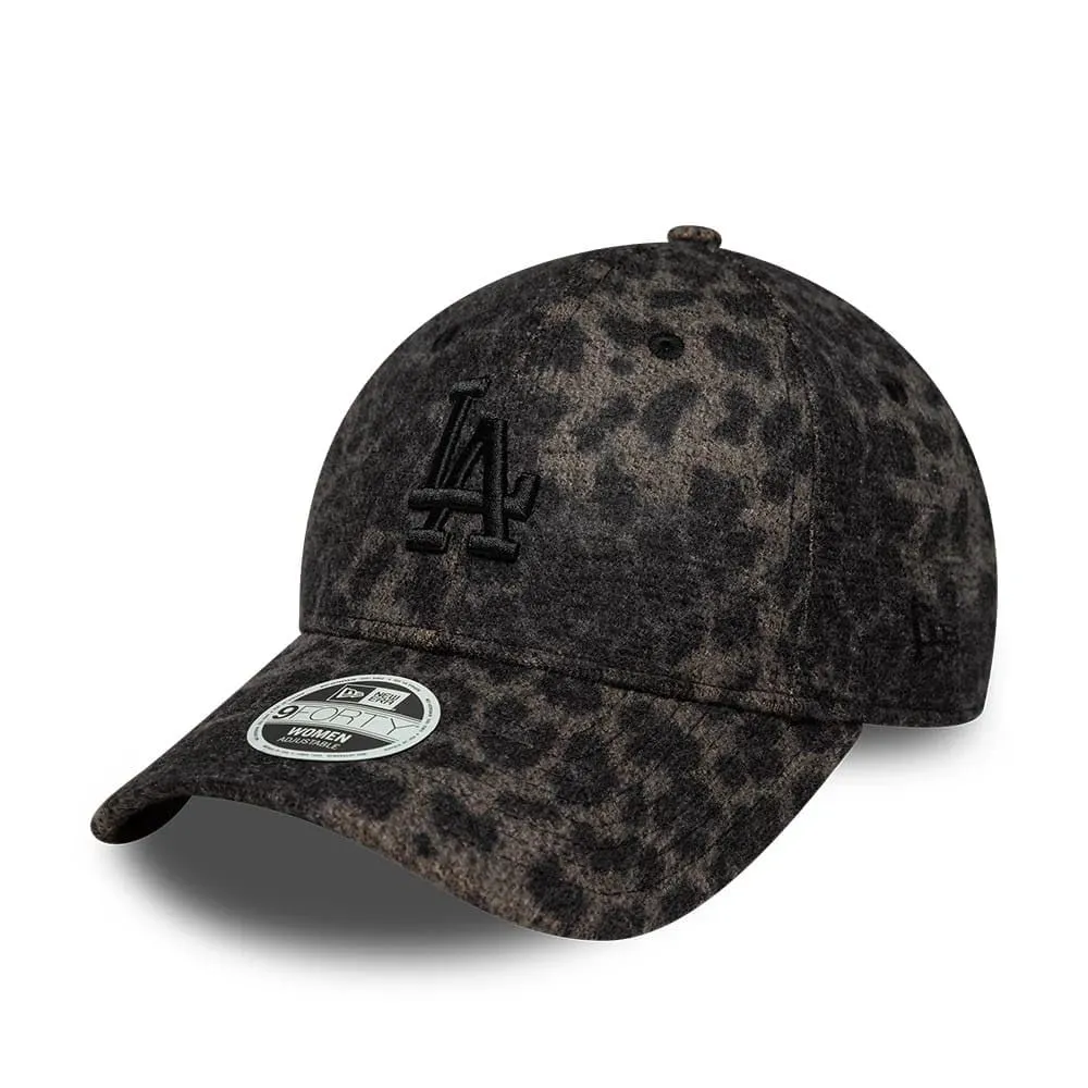 New Era Los Angeles Dodgers Cosy Leopard 9Forty Cap Nero - immagine 1