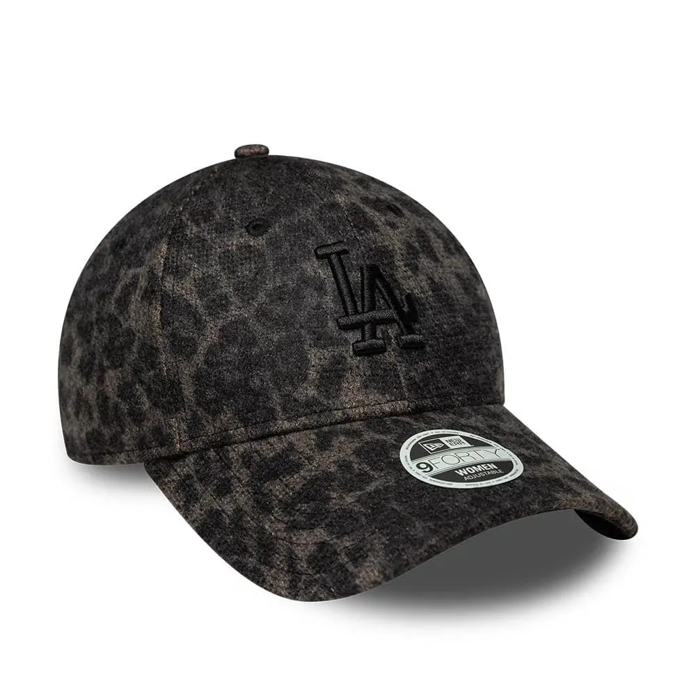New Era Los Angeles Dodgers Cosy Leopard 9Forty Cap Nero - immagine 3
