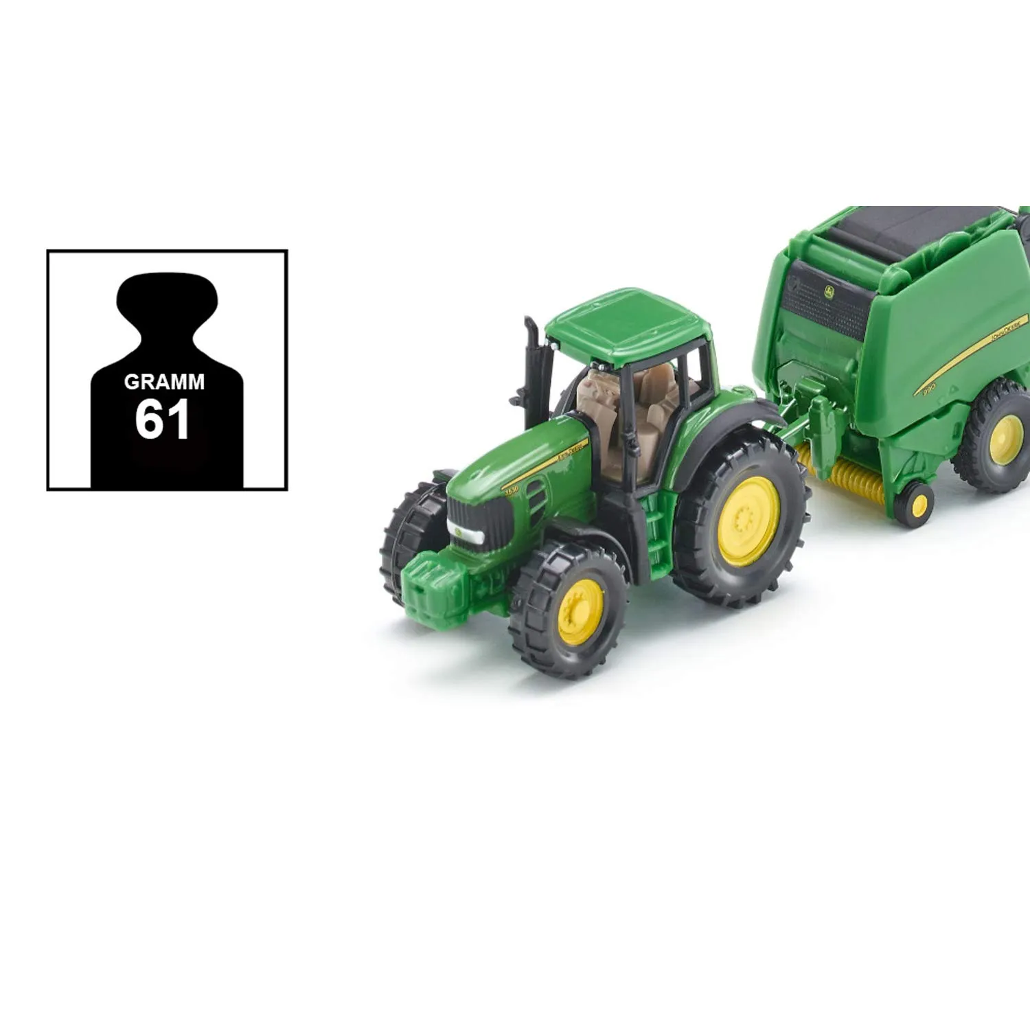 Siku 1665 Trattore John Deere con pressa per balle - immagine 6