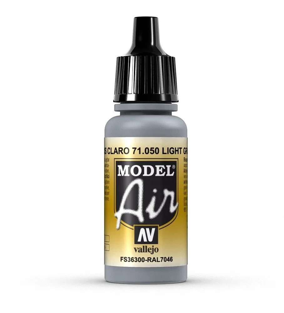 Vallejo Model Air Light Grey 71050 (17ml) - immagine 1
