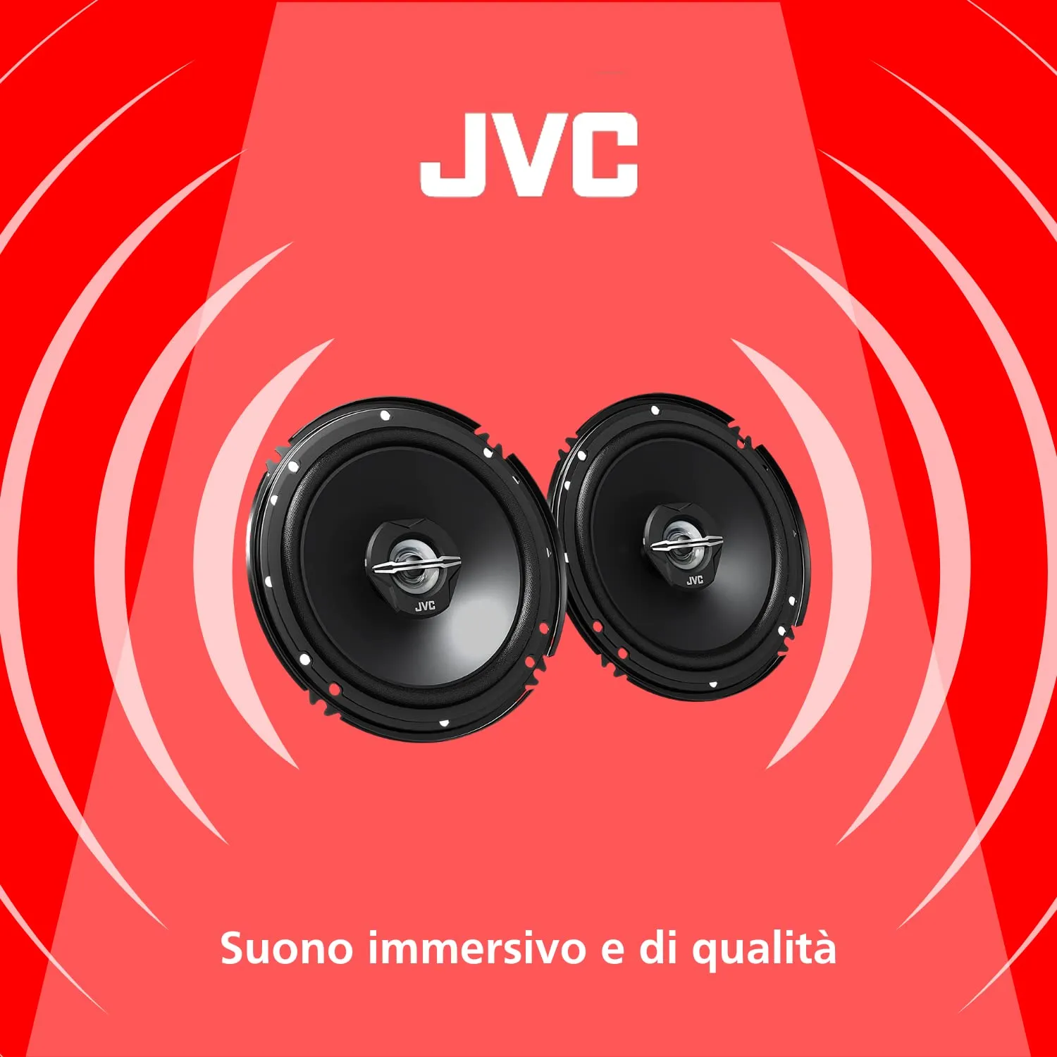 JVC CS-J620X Altoparlanti Coassiali da 16 cm, Nero - immagine 2