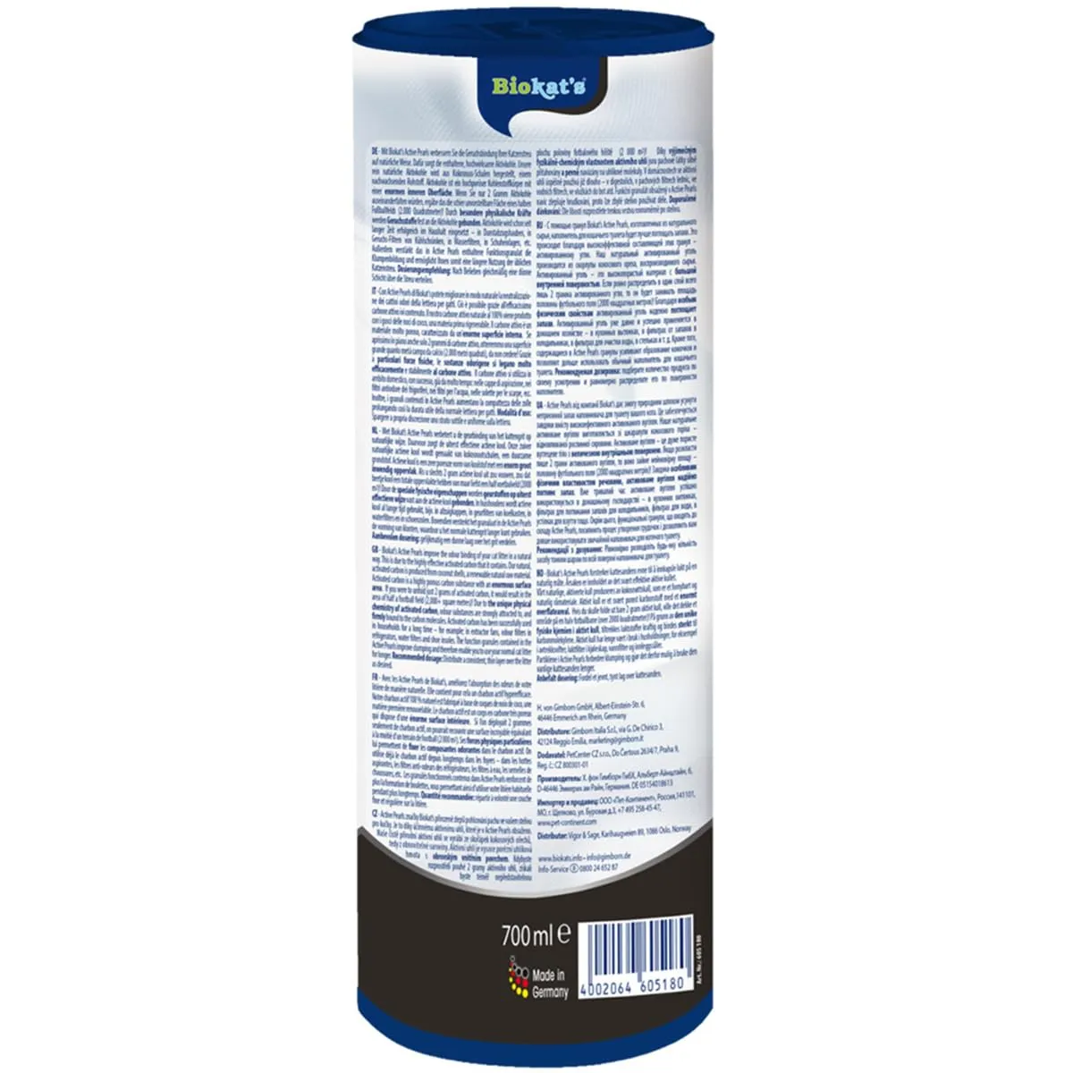 Biokat's Active Pearls Complemento Lettiera con Carbone Attivo, 700 ml - immagine 2