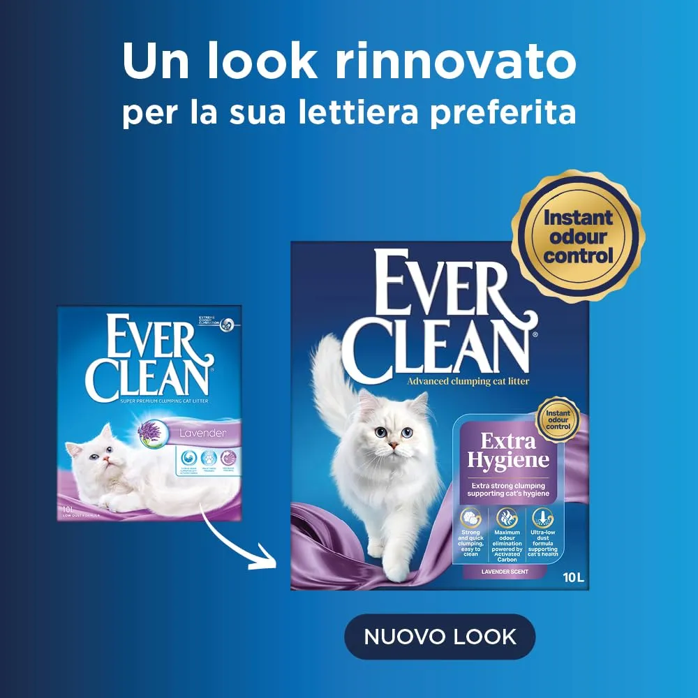 Ever Clean Lettiera Agglomerante alla Lavanda, 10 Litri - immagine 2