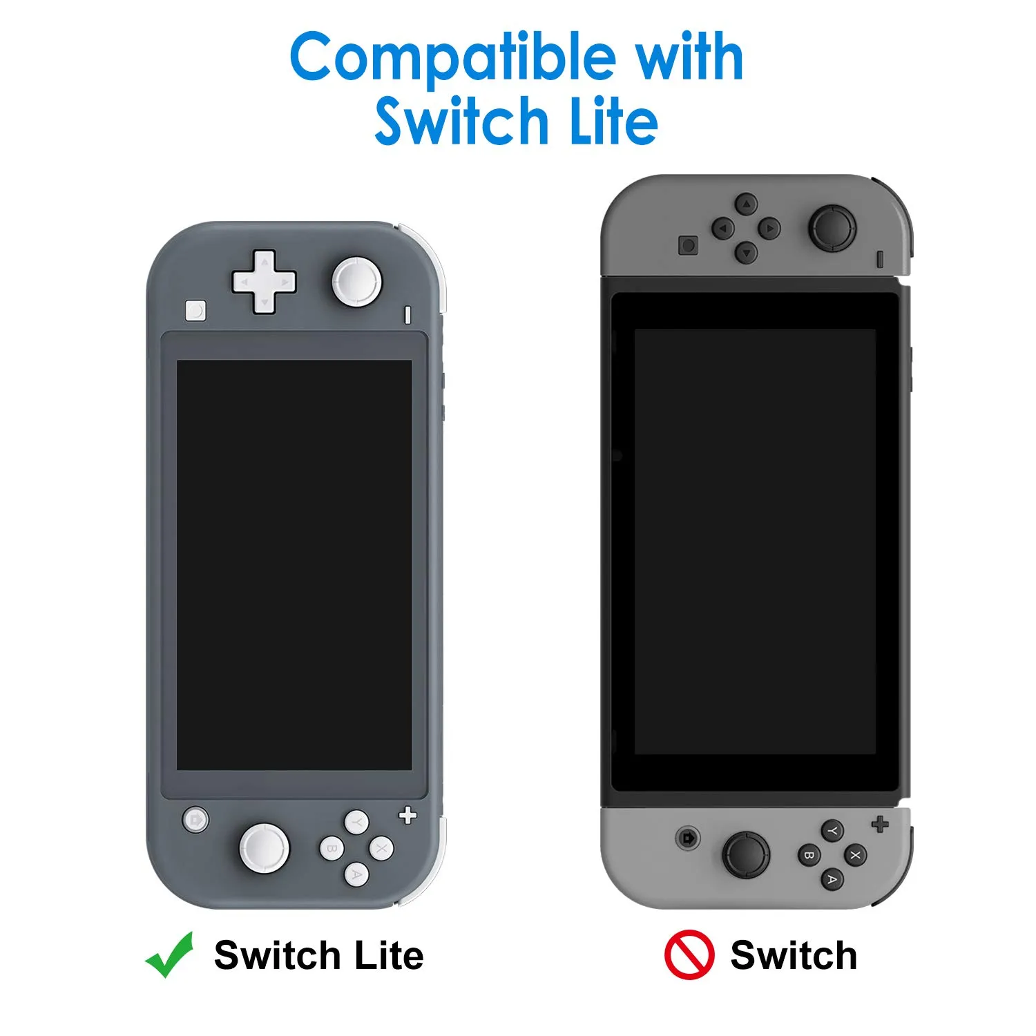 JETech Custodia per Nintendo Switch Lite, HD Chiaro - immagine 2