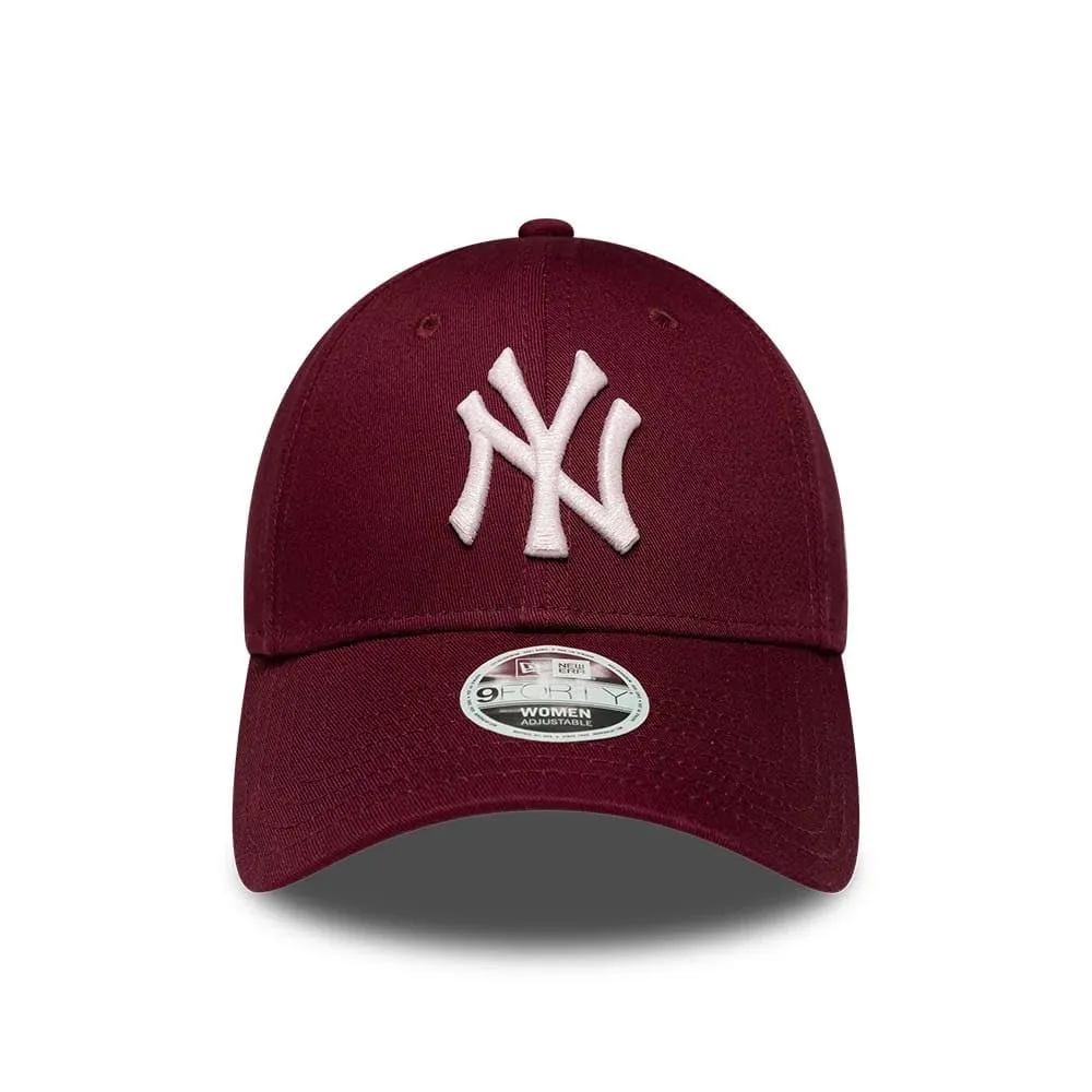 New Era New York Yankees Metallic 9Forty Cap - Rosso Scuro - immagine 2