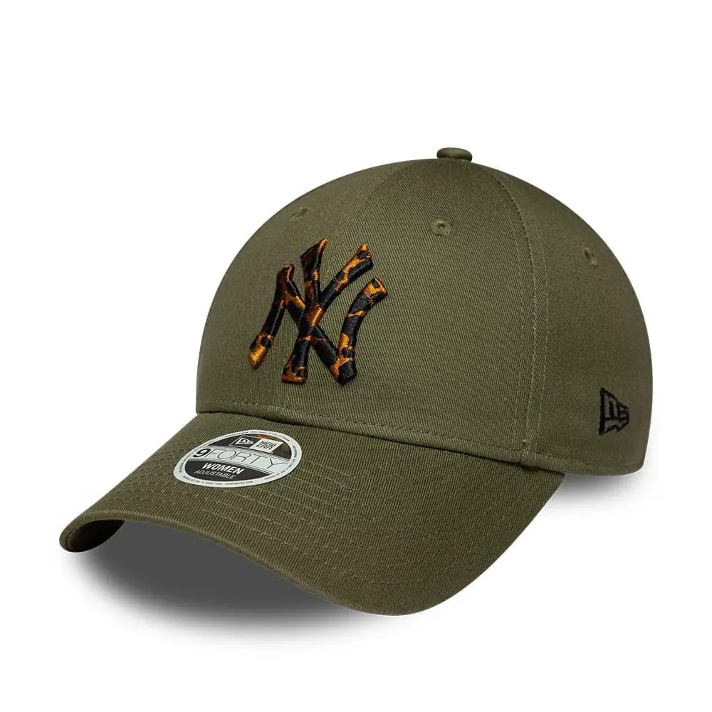New Era New York Yankees Tortoise Infill 9Forty Cappellino Verde - immagine 1
