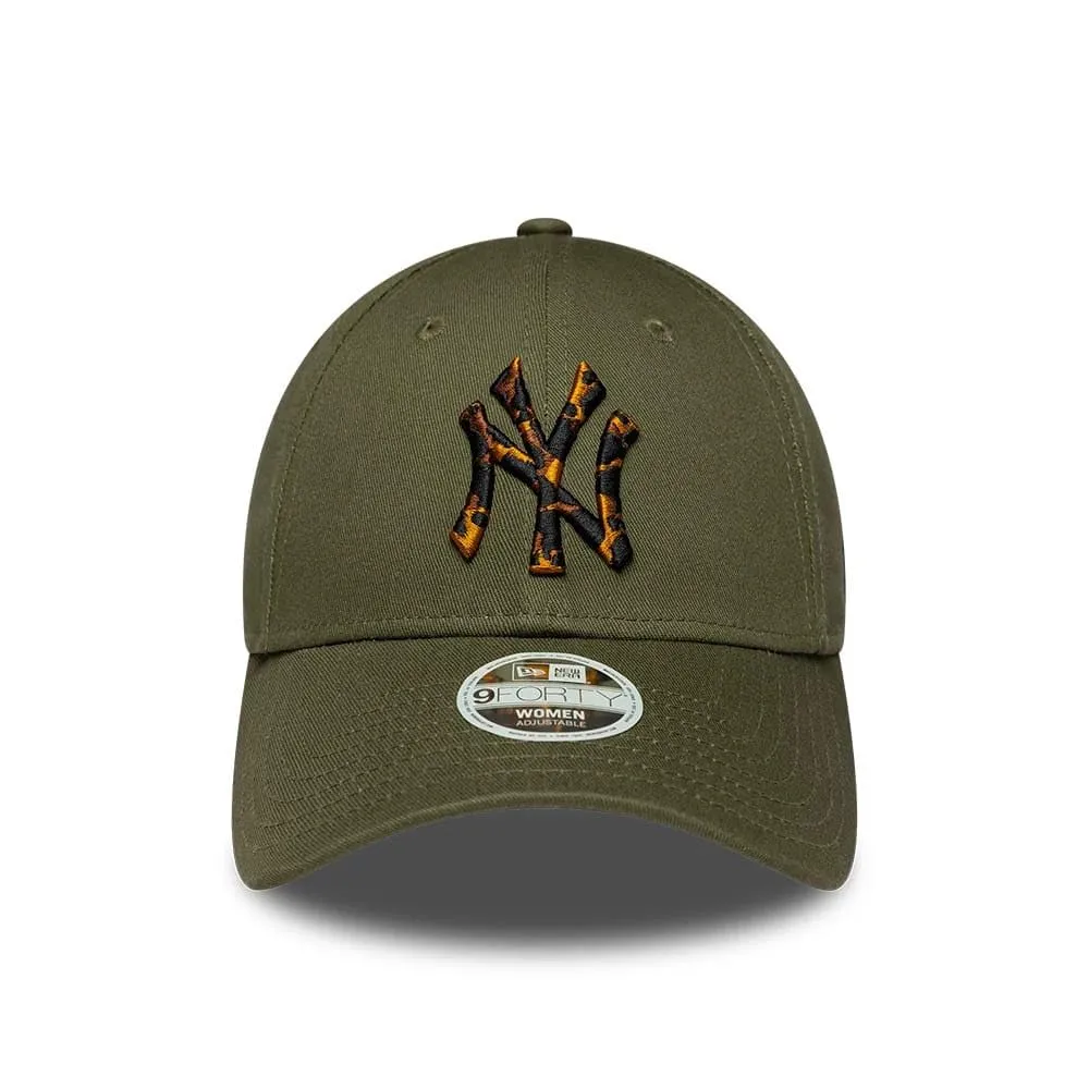 New Era New York Yankees Tortoise Infill 9Forty Cappellino Verde - immagine 2