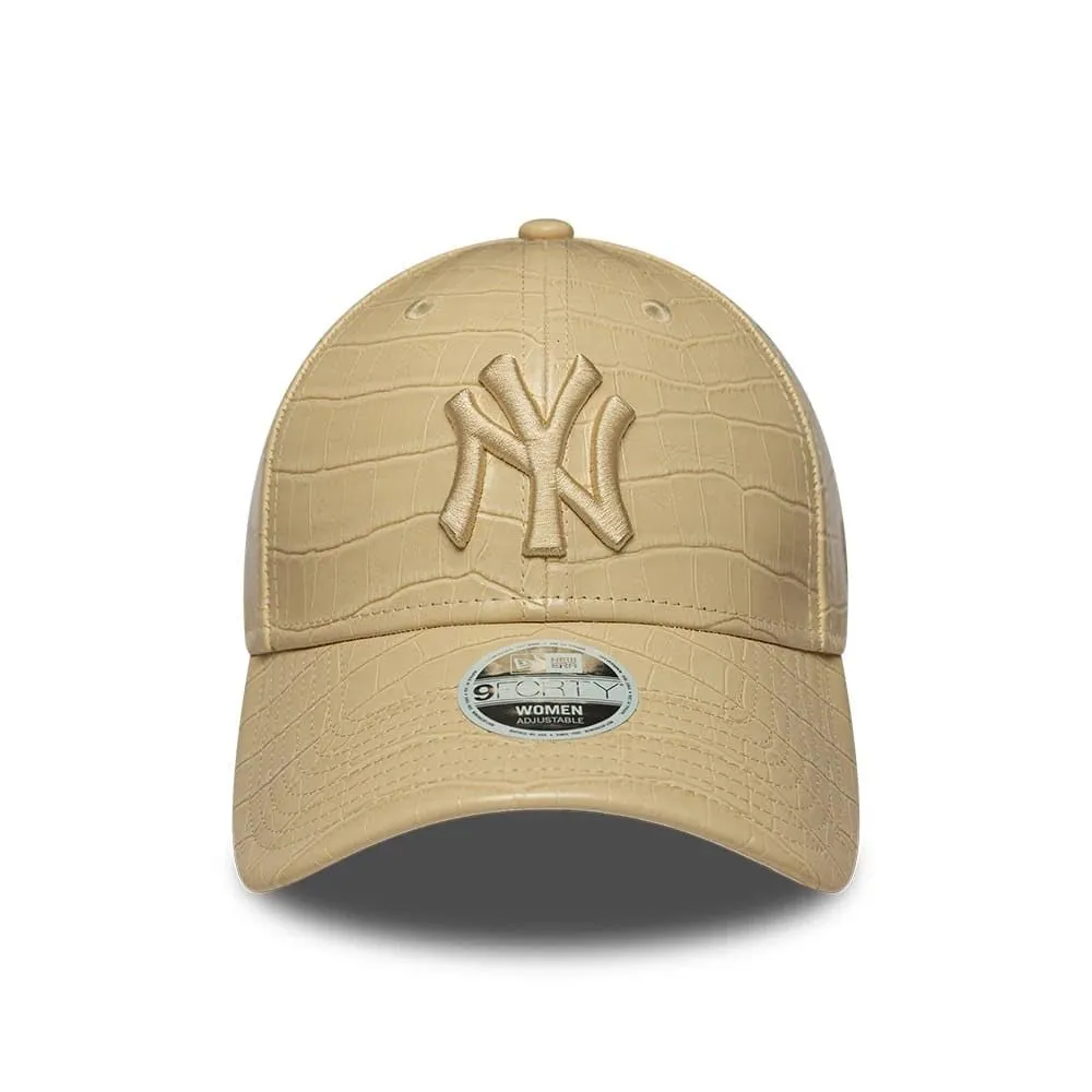 New Era New York Yankees Pattern PU 9Forty Beige - immagine 2