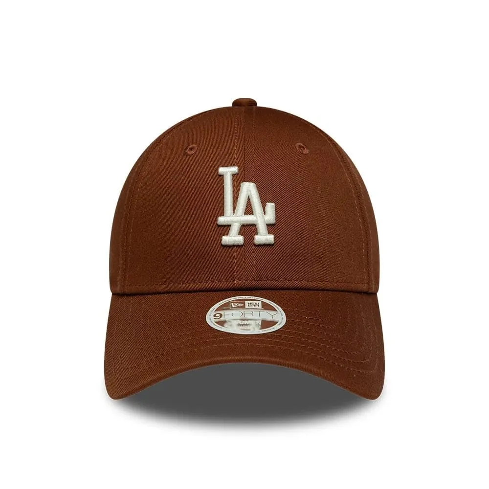 New Era Los Angeles Dodgers League Essential 9Forty Cappellino Marrone - immagine 2