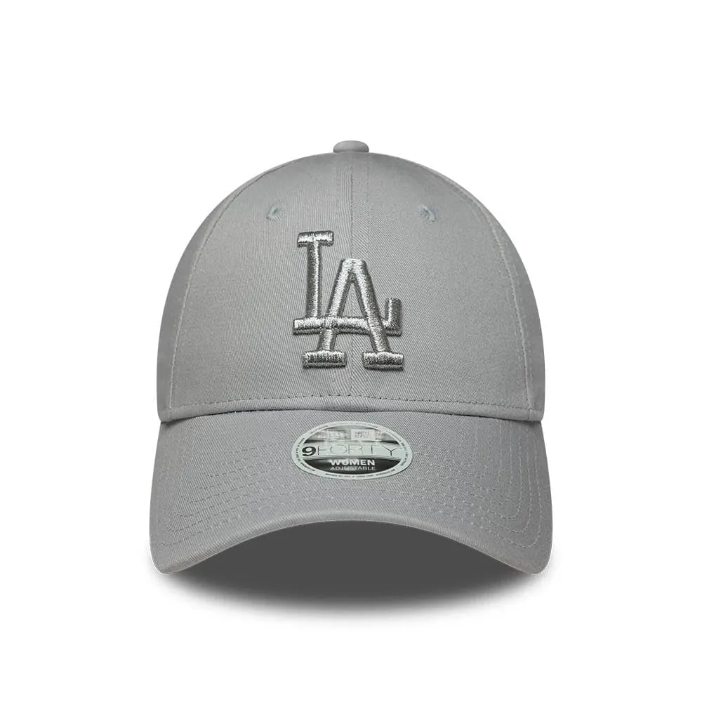 New Era Los Angeles Dodgers Metallic 9Forty Cappellino Grigio - immagine 2