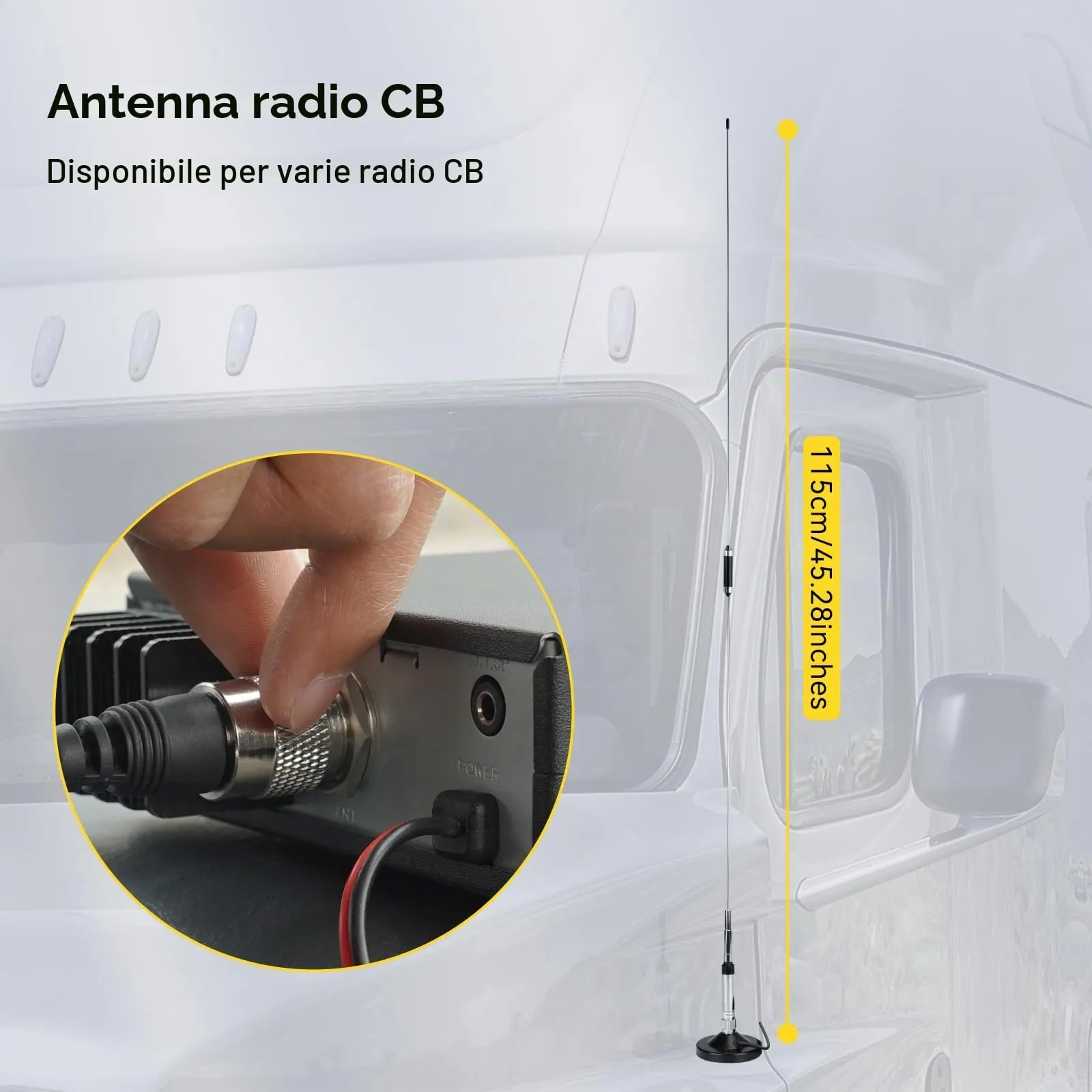 Retevis MB62 Radio CB Kit con Antenna - immagine 4