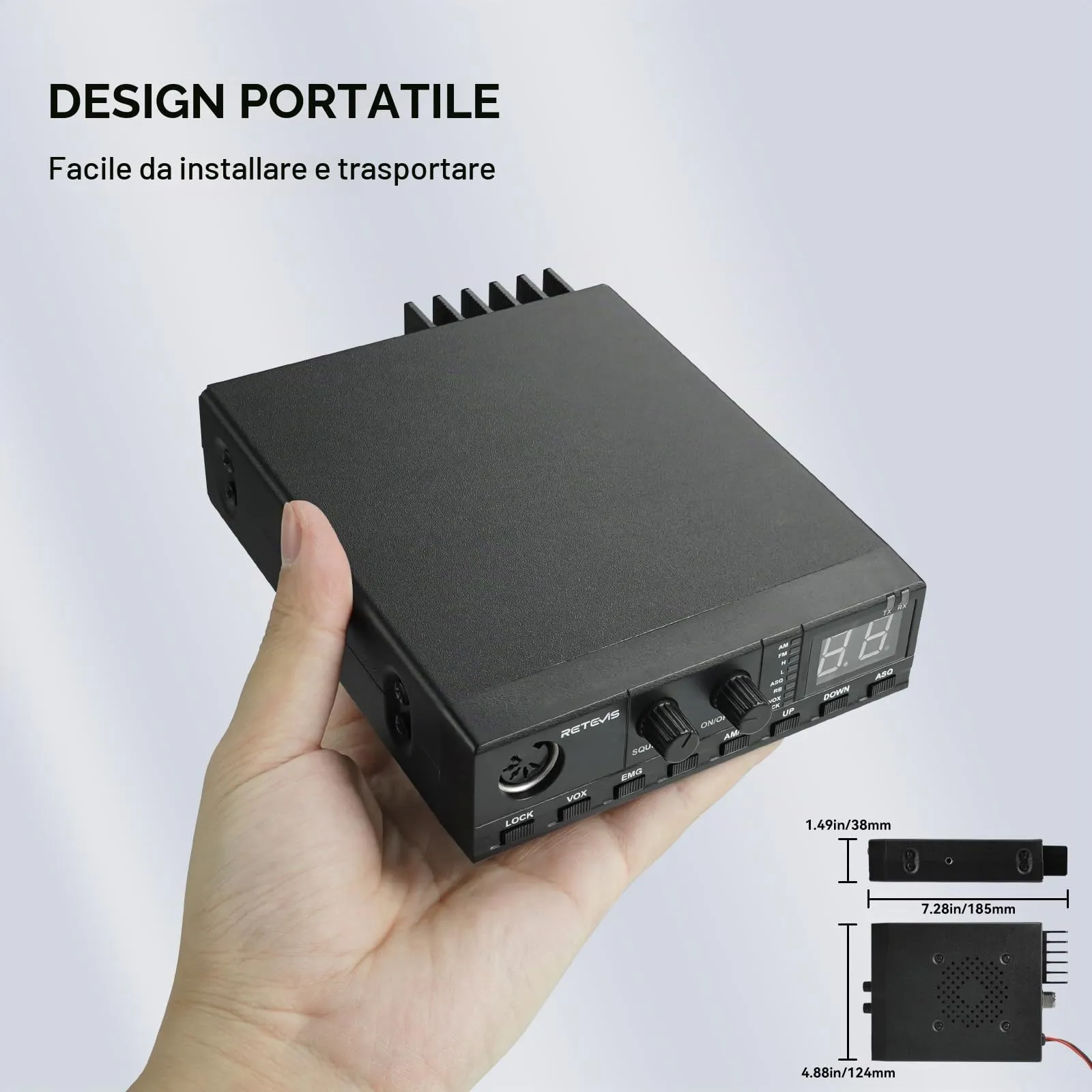 Retevis MB62 Radio CB Kit con Antenna - immagine 5