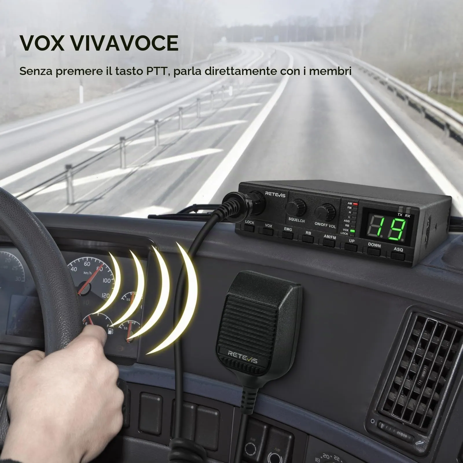 Retevis MB62 Radio CB Kit con Antenna - immagine 6