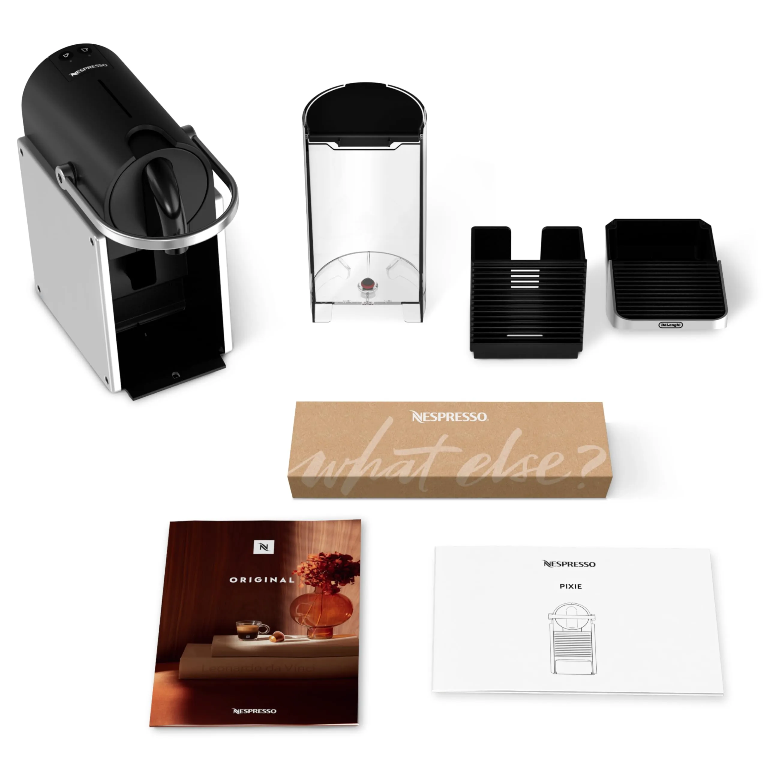 Nespresso DeLonghi EN 127.S Kaffeekapselmaschine Silber/Schwarz - immagine 8