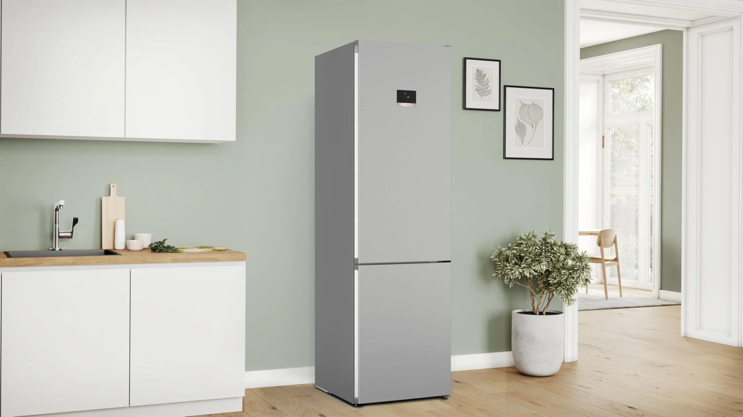 Bosch KGN397LDF Serie 4 Frigorifero Total No Frost 203x60cm Silver Classe D - immagine 3