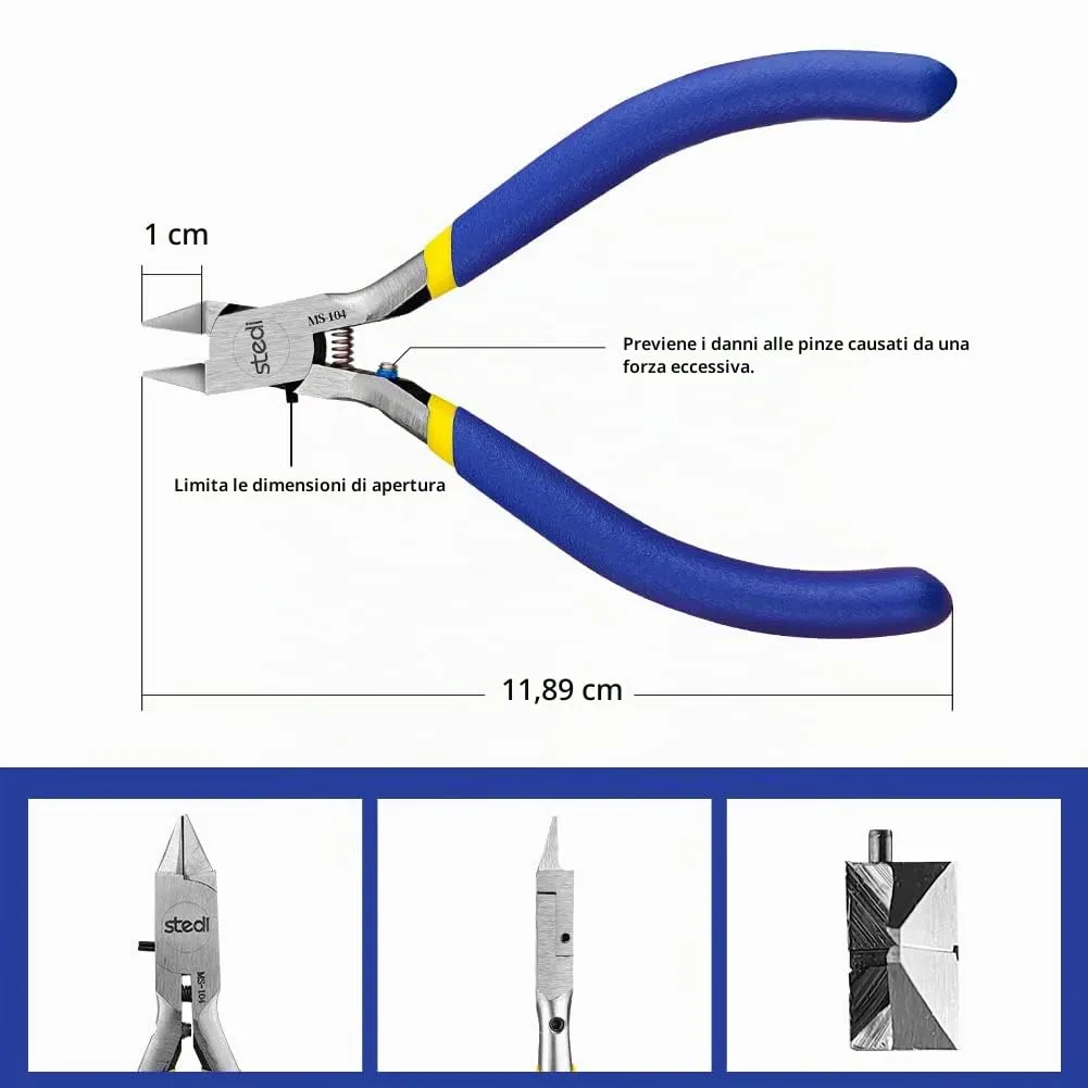 Stedi MS-104 Model Nipper, Single-Edge Blade, Blue - immagine 5