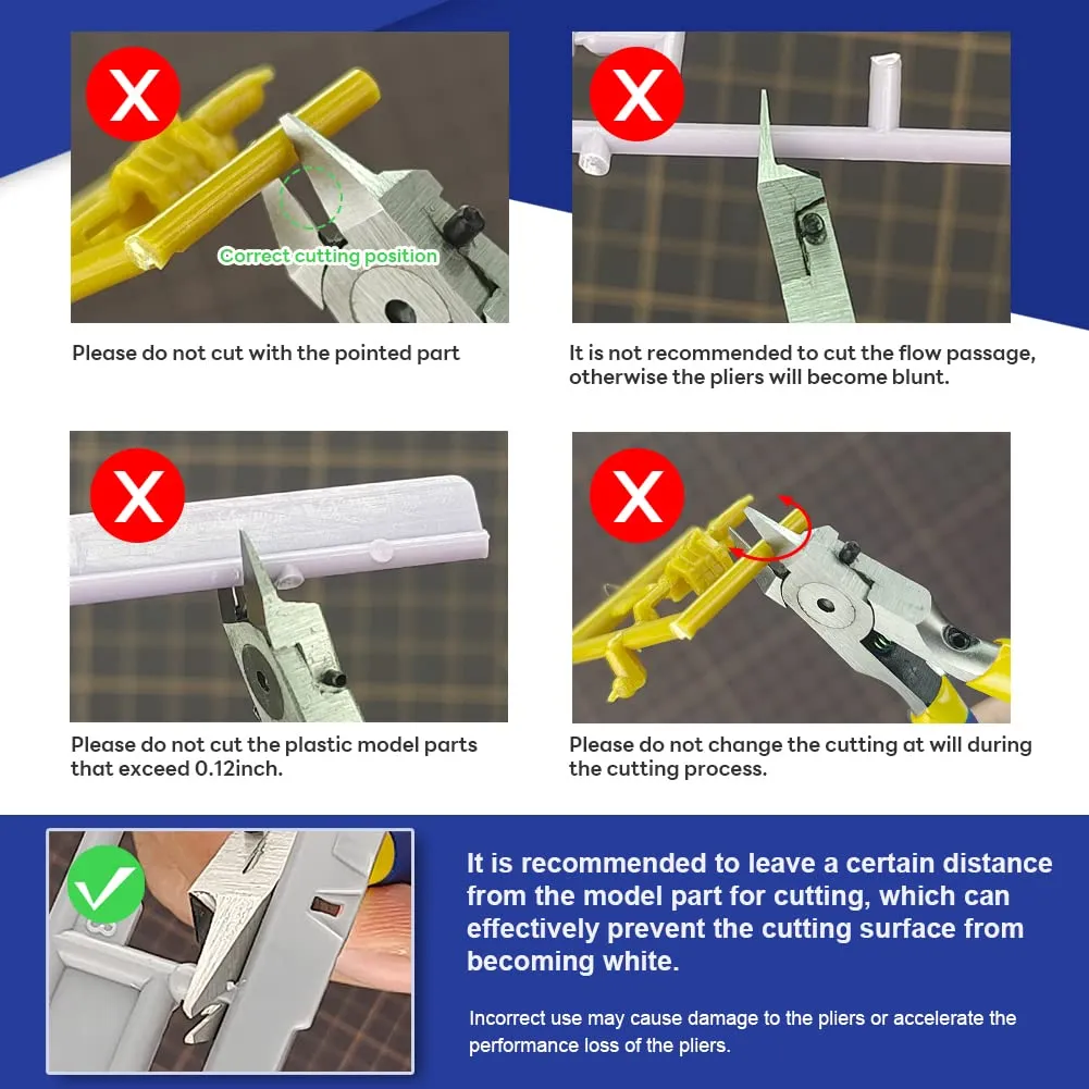 Stedi MS-104 Model Nipper, Single-Edge Blade, Blue - immagine 6