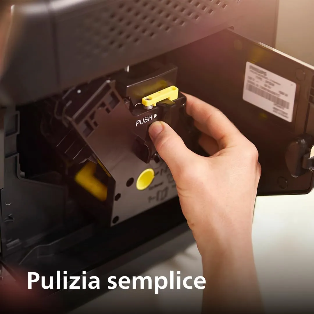 Philips 2200 Macchina Caffè Automatica EP2220/10, 2 bevande, Montalatte, Nero Satinato - immagine 8