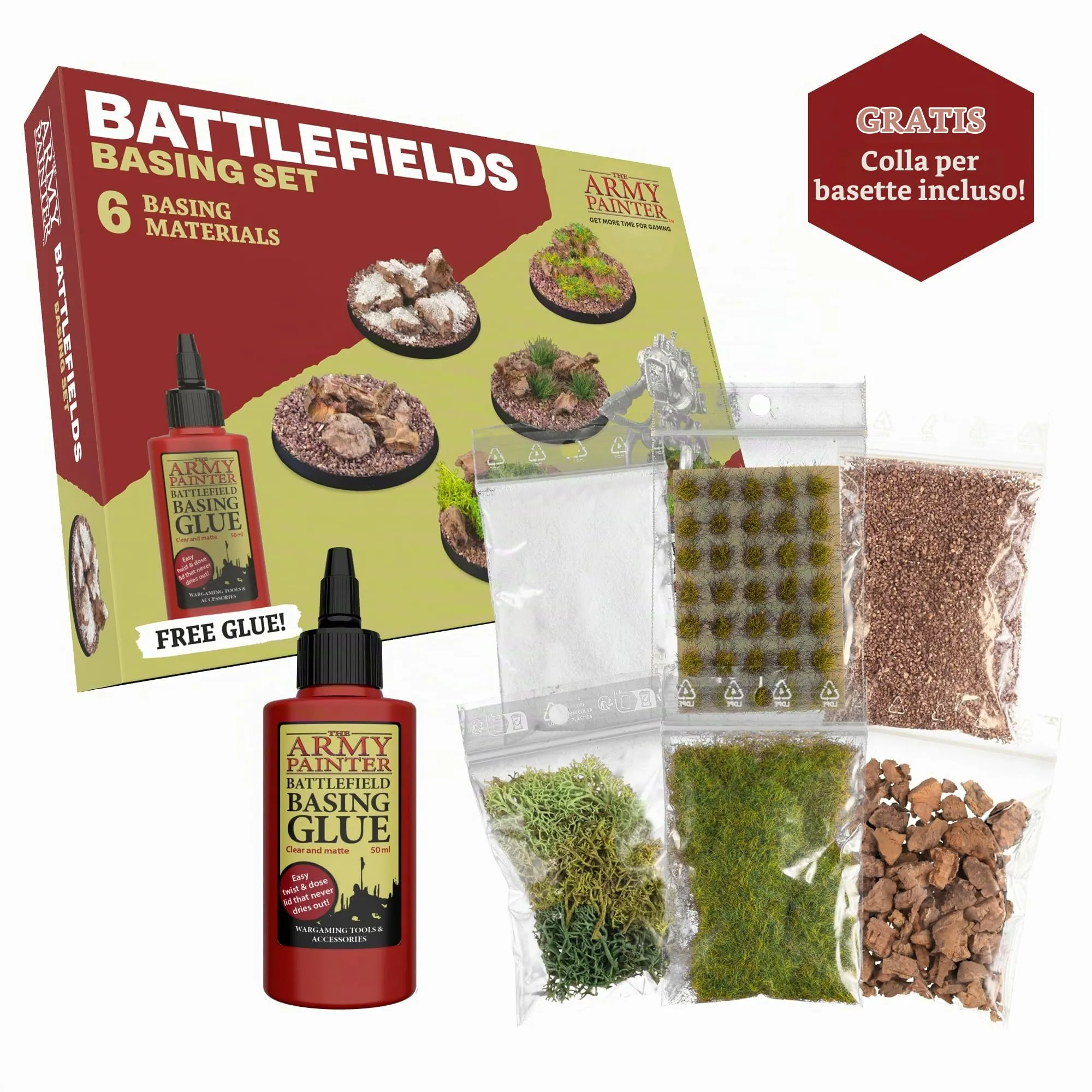 The Army Painter Battlefields Basing Set with PVA Glue 50 ml - immagine 2
