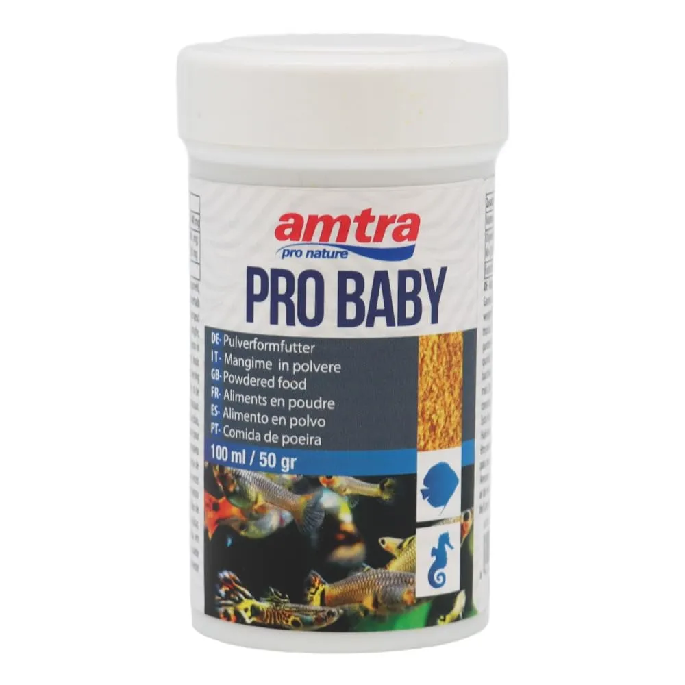 Amtra Pro Baby Mangime in polvere per Avannotti e pesci piccoli 100 ml - immagine 1