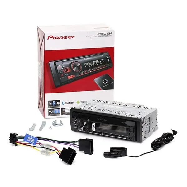 Pioneer MVH-S320BT Autoradio 1-DIN con RDS, Bluetooth, USB, AUX e Smart Sync - immagine 2