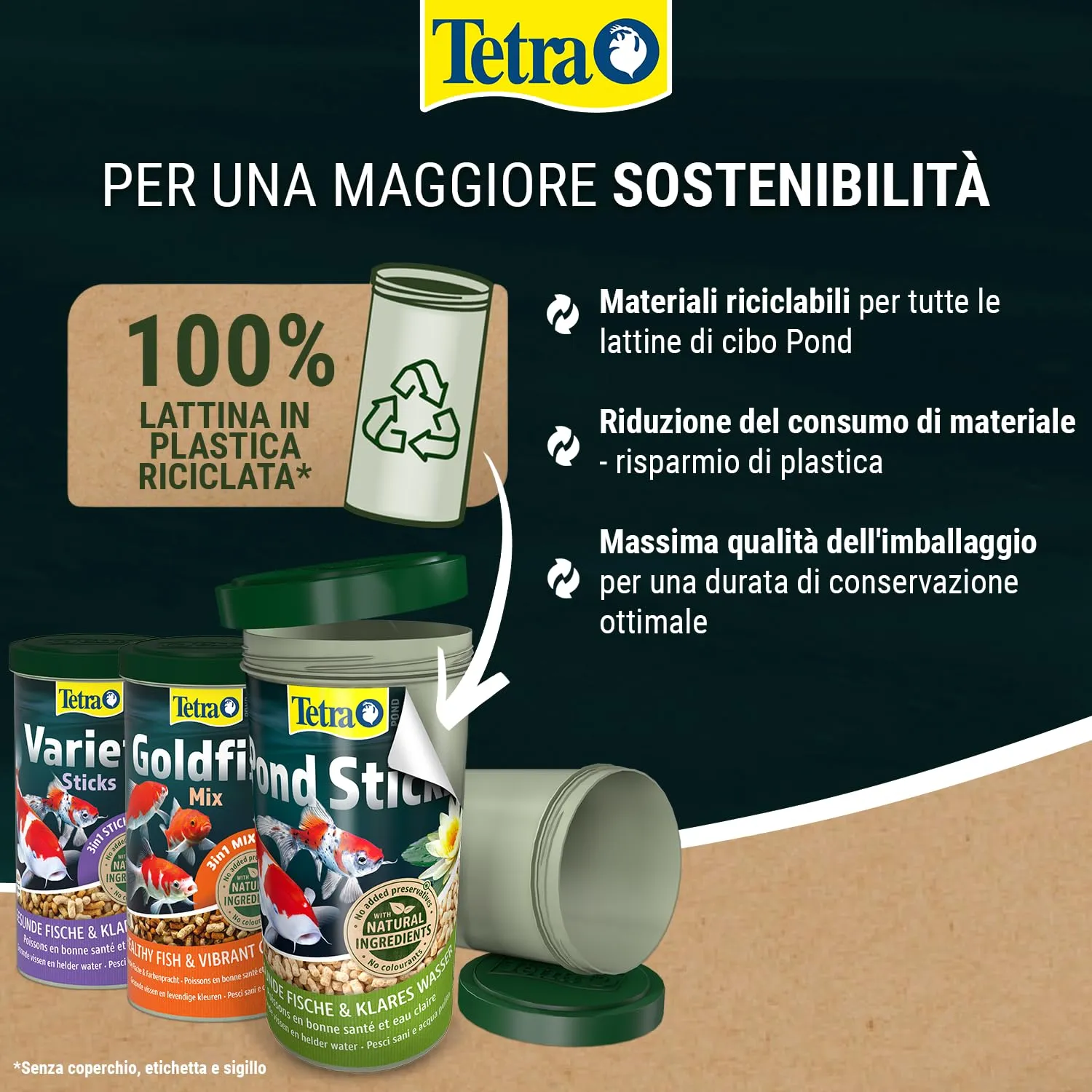 Tetra Pond Flakes 1 L Mangime per Pesci in Fiocchi per Pesci Giovani e Piccole Dimensioni - immagine 7